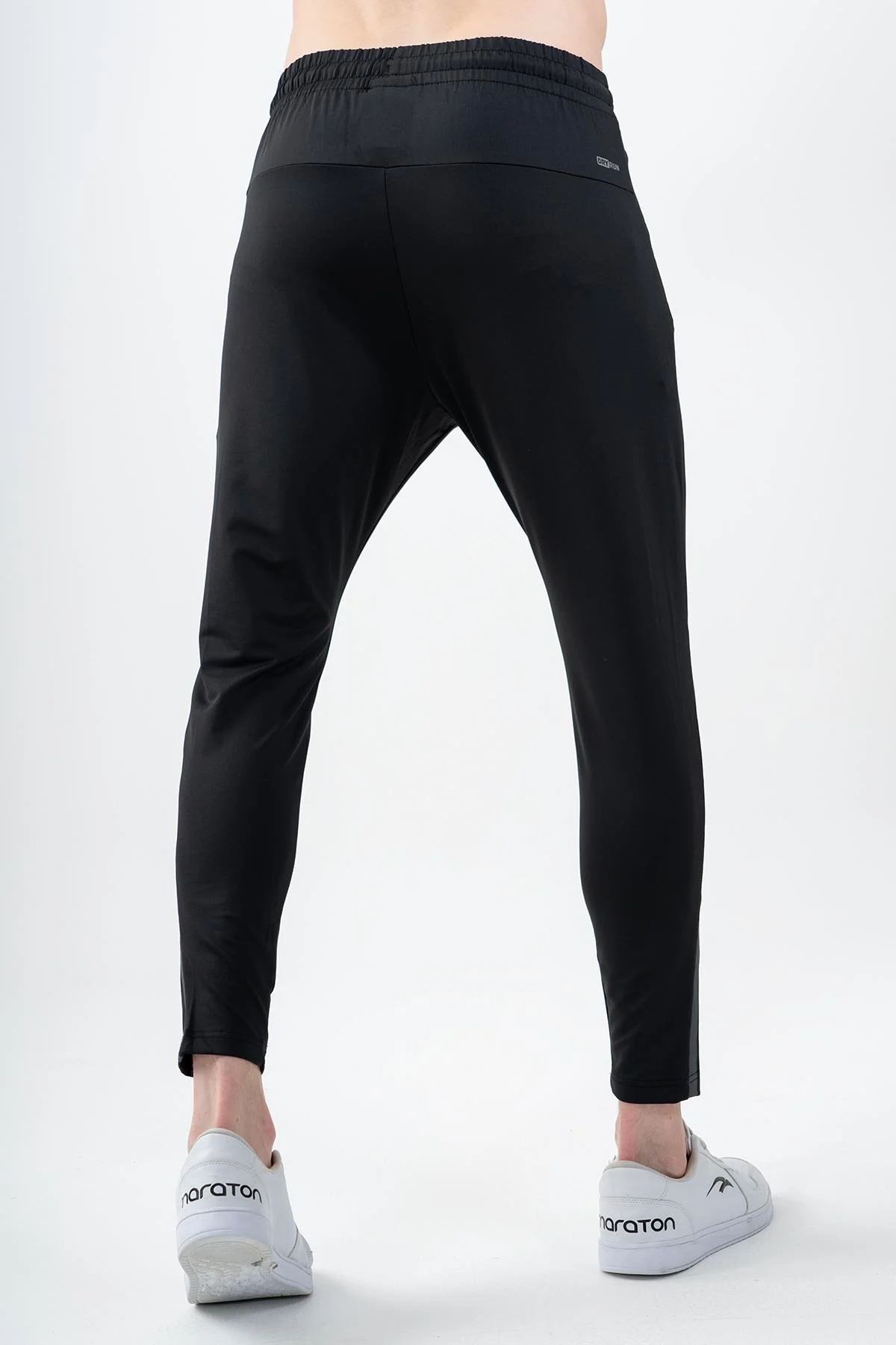 Maraton Regular Erkek Dar Paça Siyah- Eşofman Altı - 3