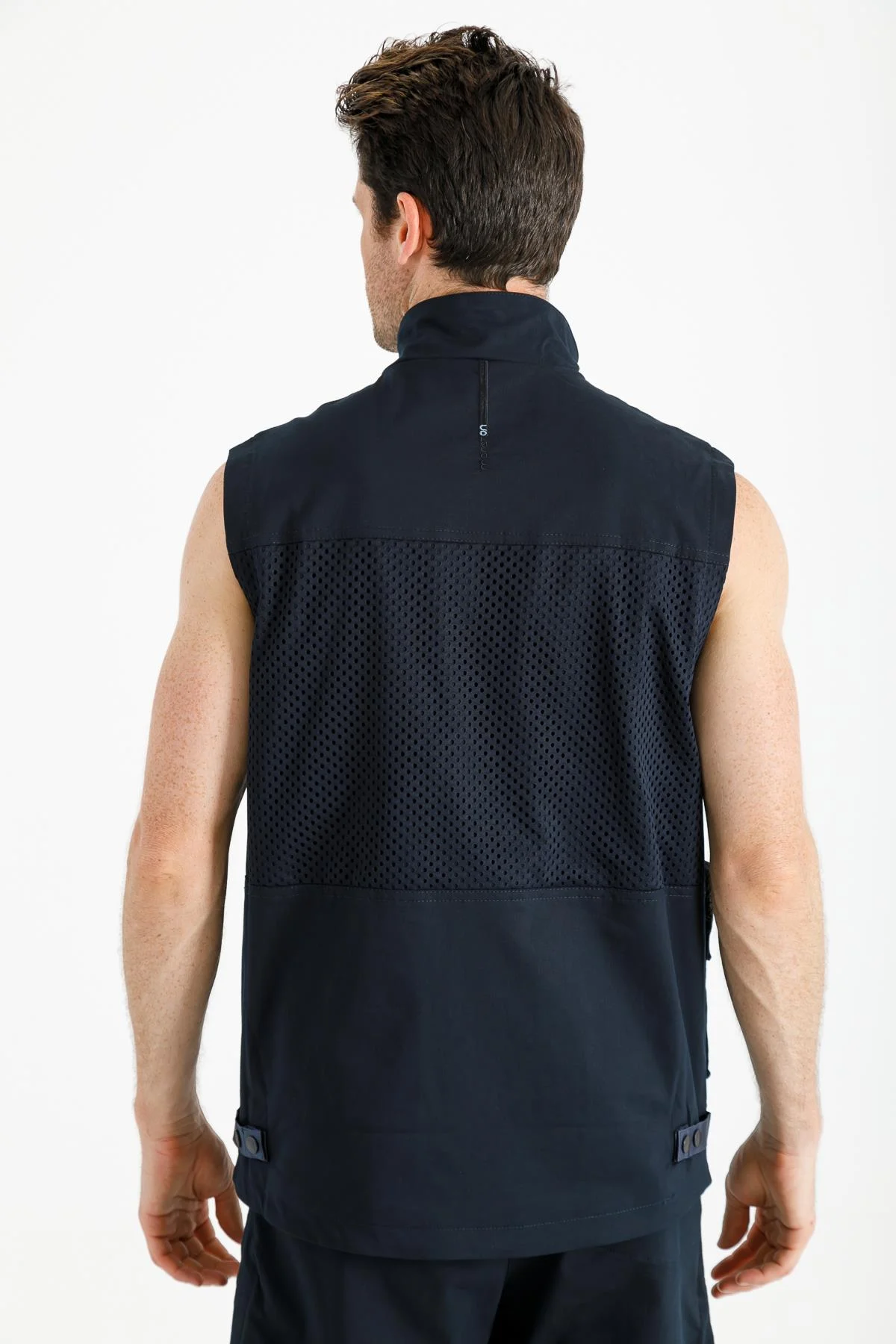 Maraton Regular Erkek Dik Yaka Lacivert Yelek - 3