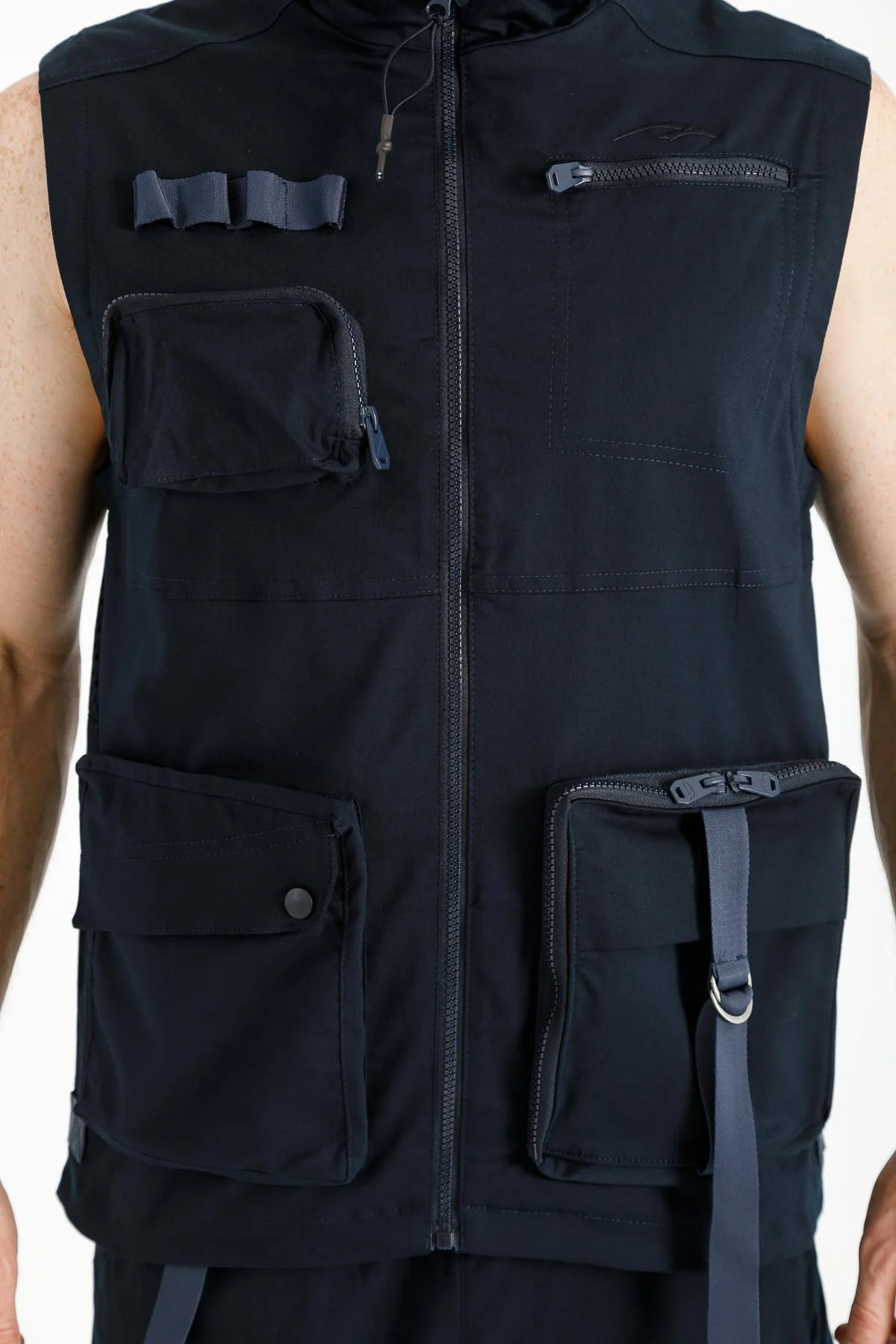 Maraton Regular Erkek Dik Yaka Lacivert Yelek - 6