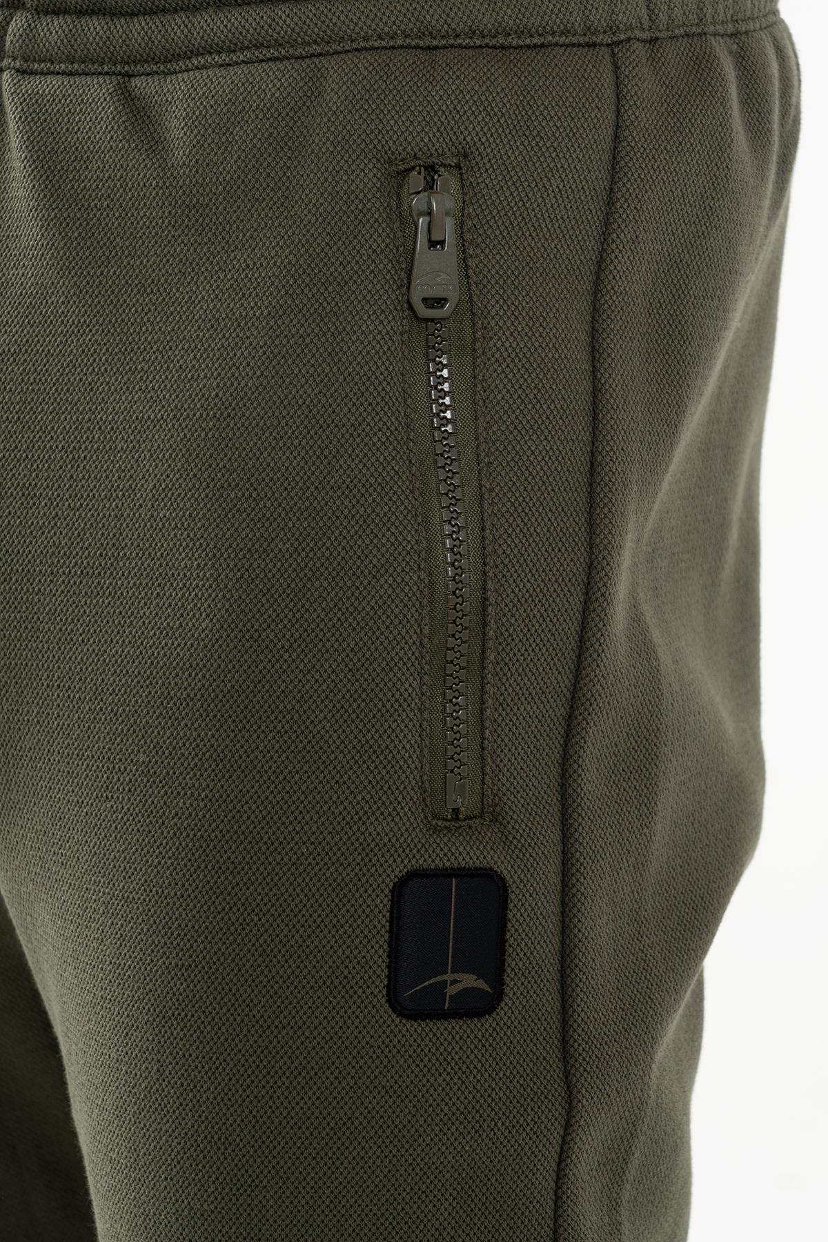 Maraton Regular Erkek Düz Paça Açık Haki- Eşofman Altı - 5