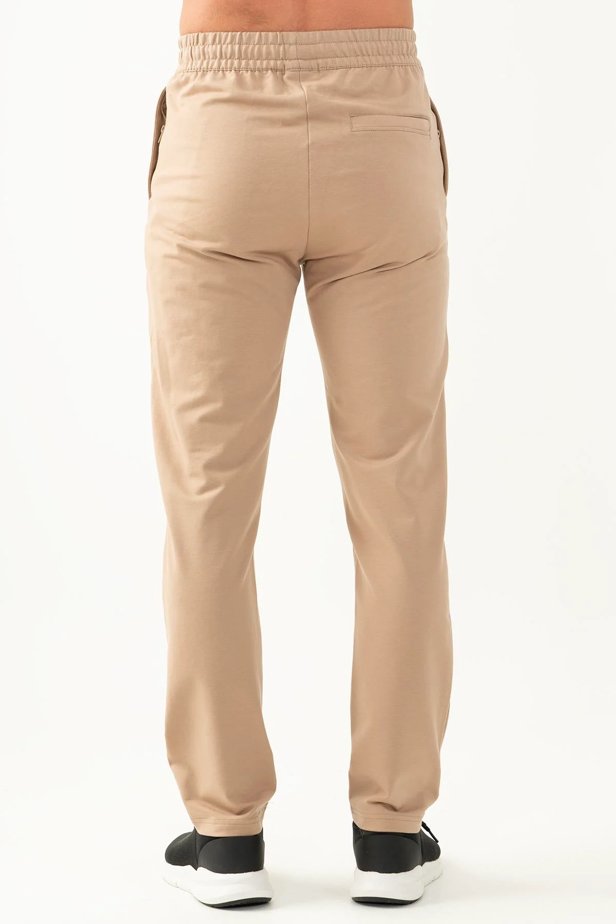 Maraton Regular Erkek Düz Paça Açık Vizon Eşofman Altı - 6