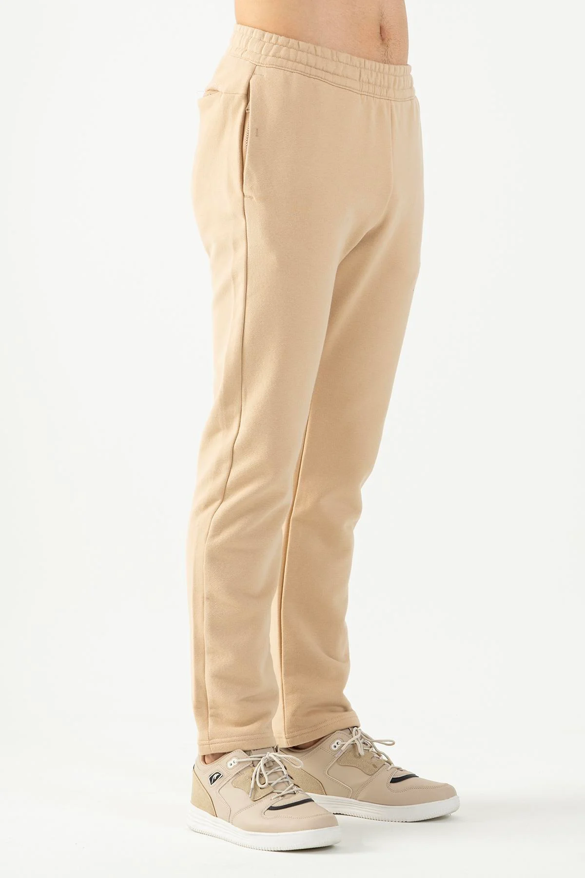 Maraton Regular Erkek Düz Paça Kil Rengi Eşofman Altı - 4