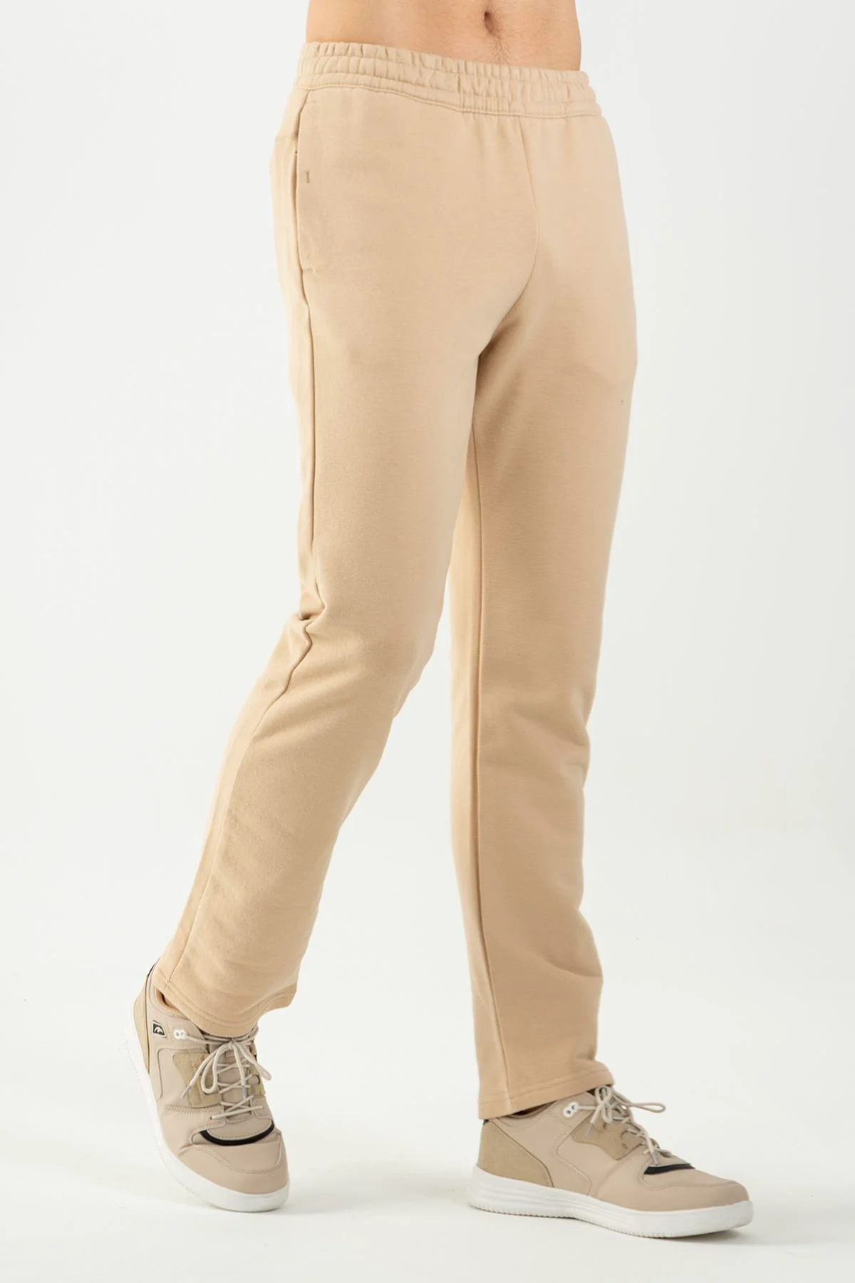 Maraton Regular Erkek Düz Paça Kil Rengi Eşofman Altı - 5