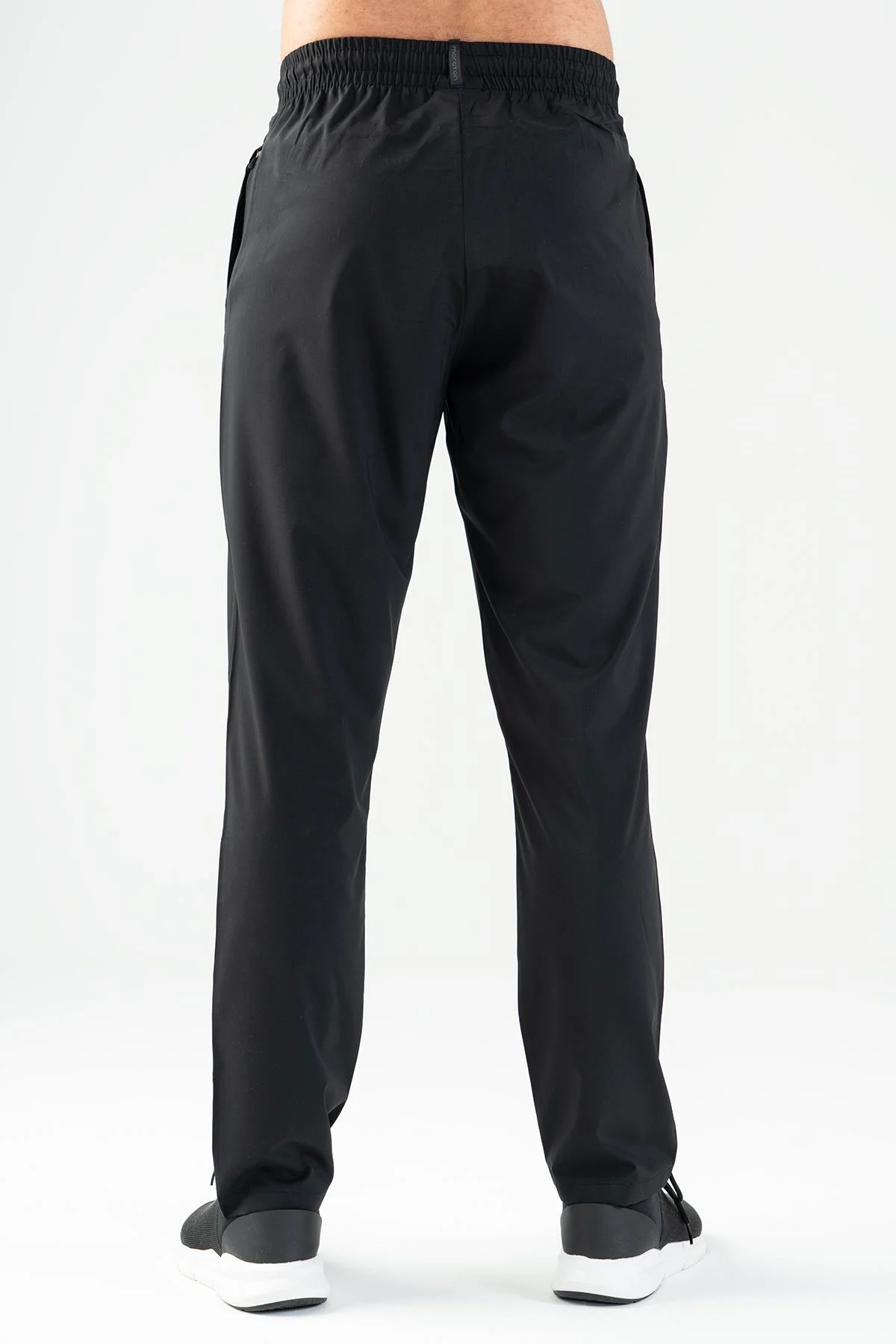 Maraton Regular Erkek Düz Paça Siyah Eşofman Altı - 3