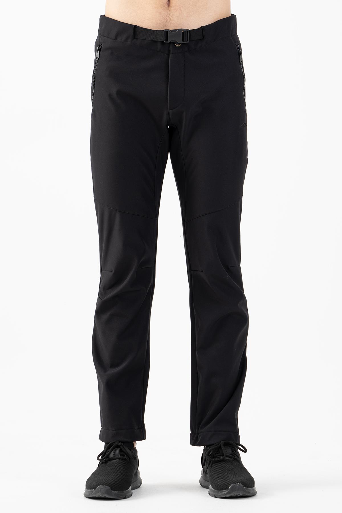 Maraton Regular Erkek Düz Paça Siyah- Pantolon