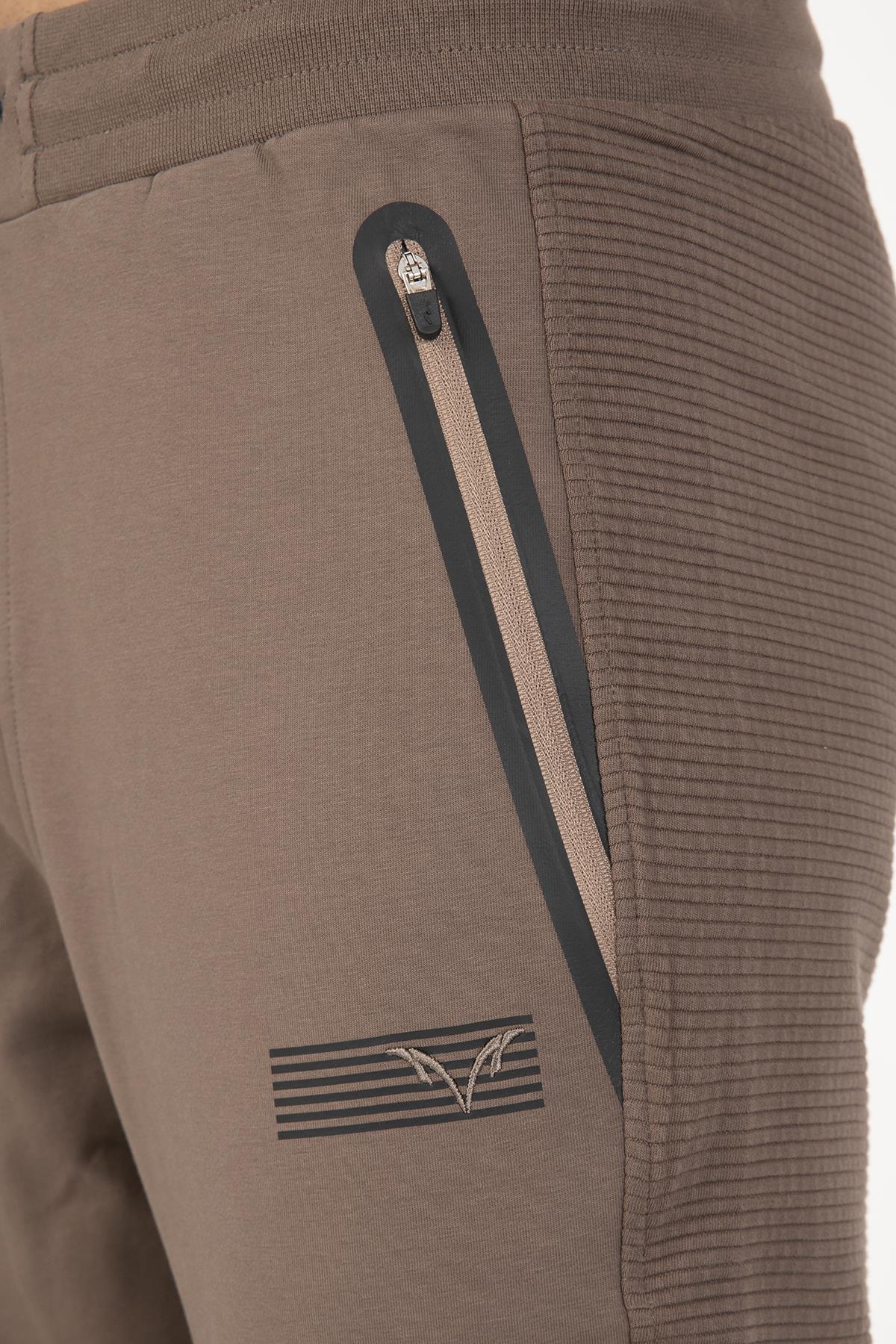 Maraton Regular Erkek Kakao Eşofman Altı - 5