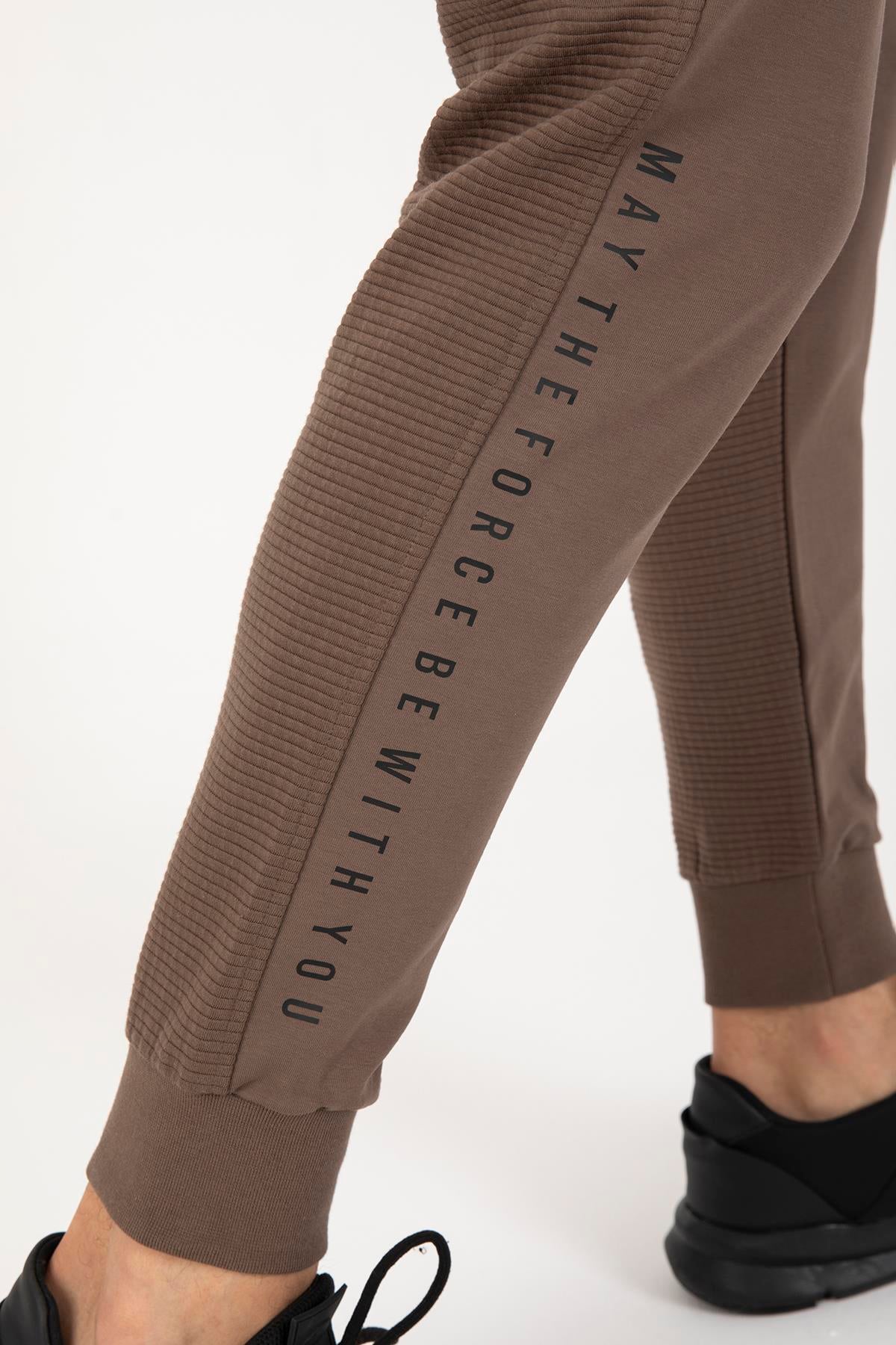 Maraton Regular Erkek Kakao Eşofman Altı - 8