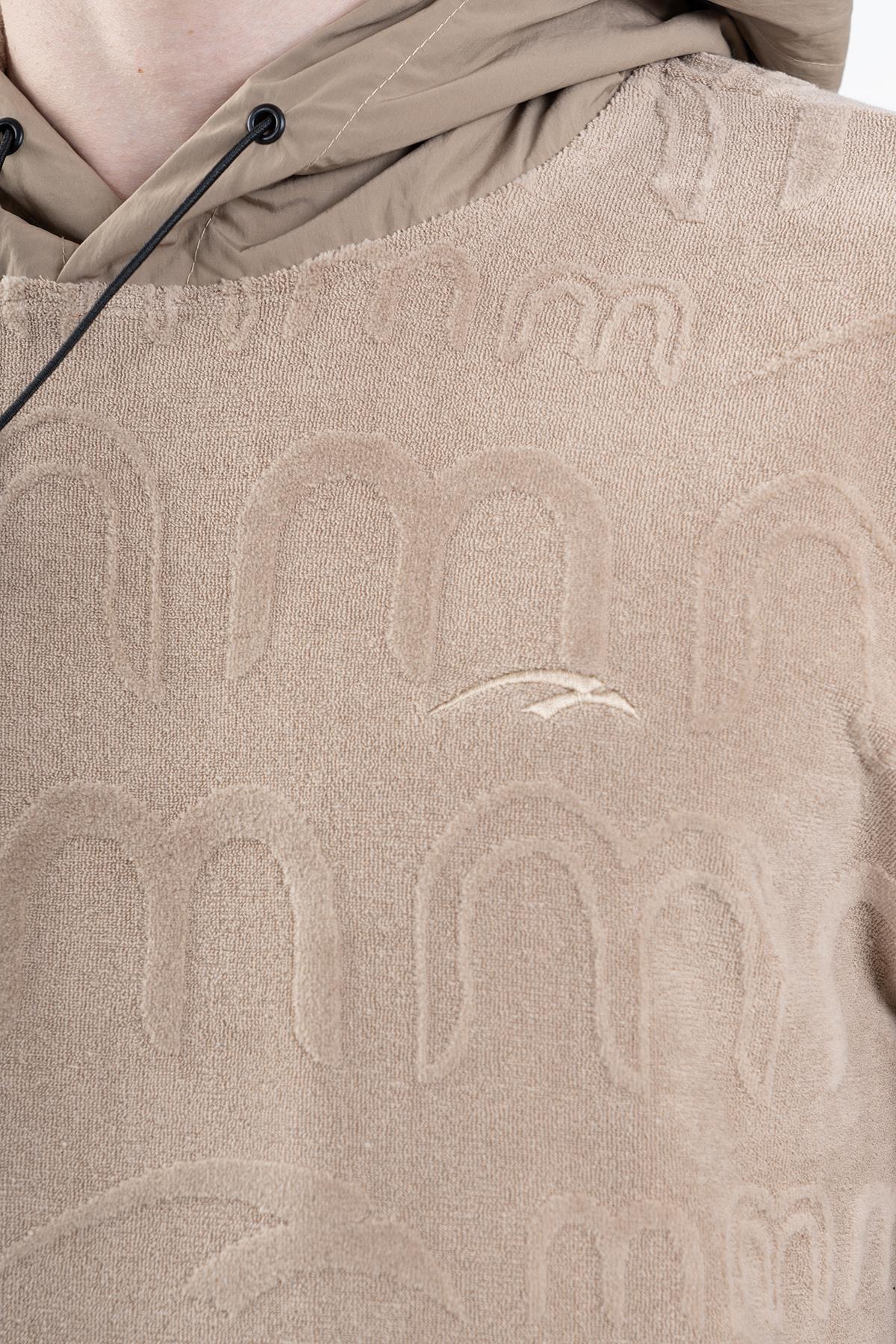 Maraton Regular Erkek Kapüşonlu Açık Vizon Sweatshirt - 6