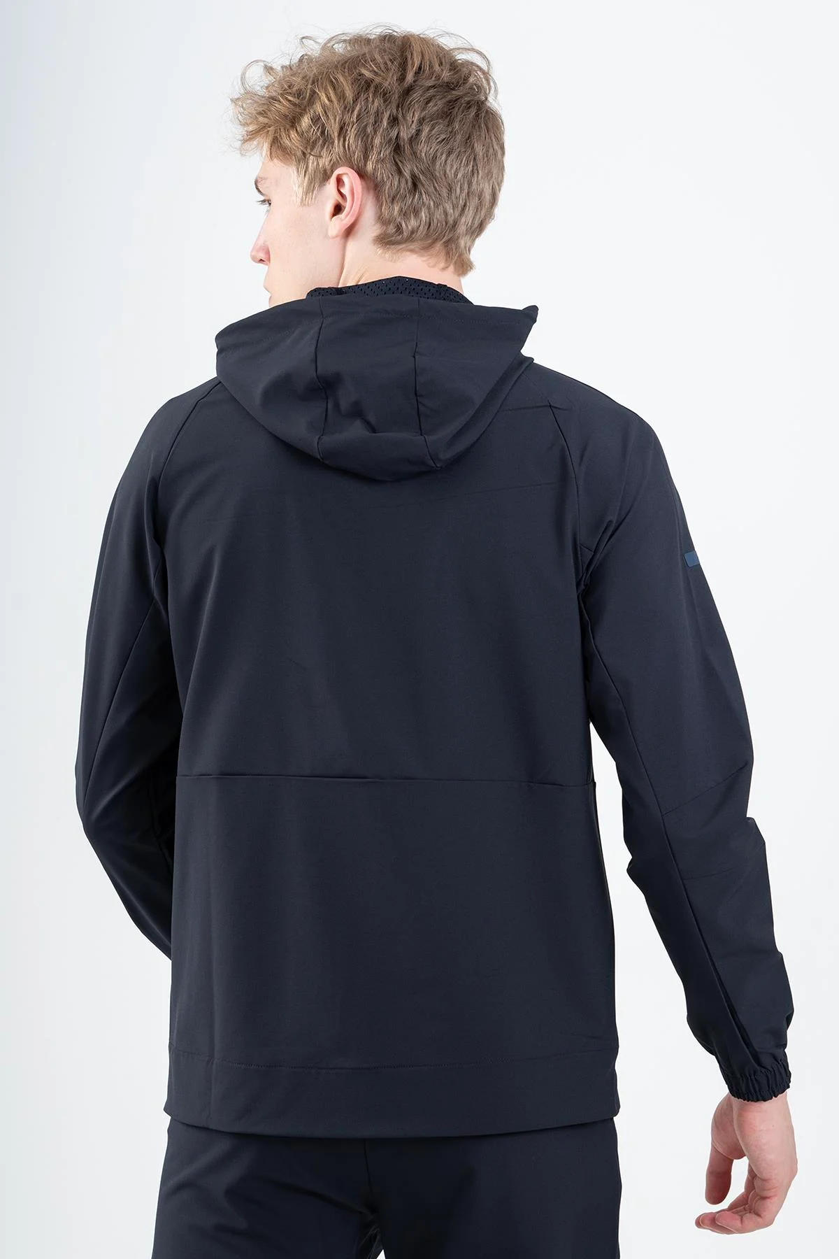 Maraton Regular Erkek Kapüşonlu Lacivert Eşofman Üstü - 3