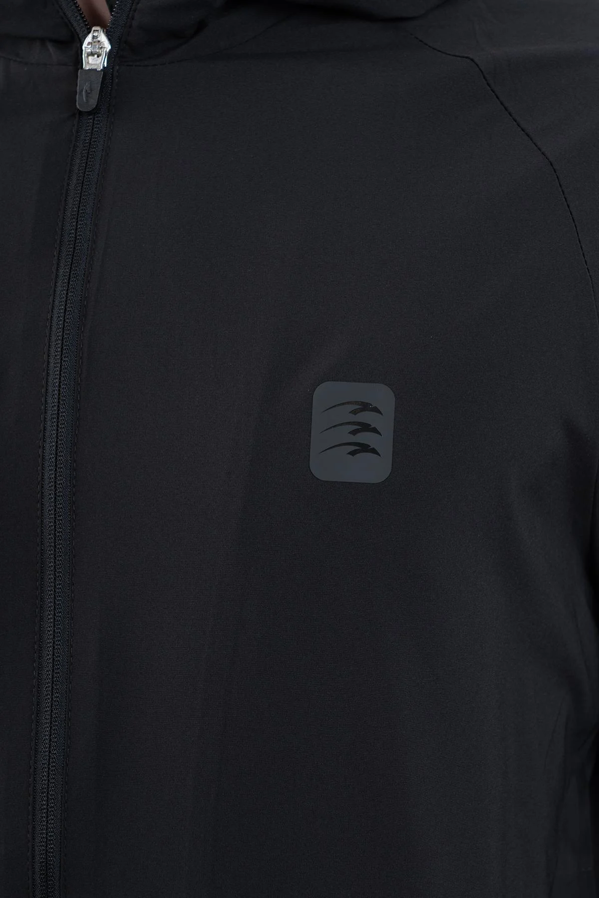 Maraton Regular Erkek Kapüşonlu Siyah Eşofman Üstü - 6