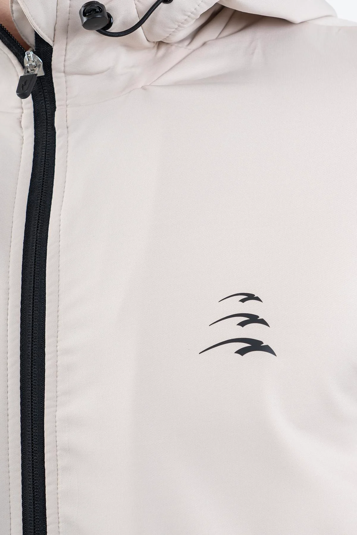 Maraton Regular Erkek Kapüşonlu Taş Rengi Eşofman Üstü - 6