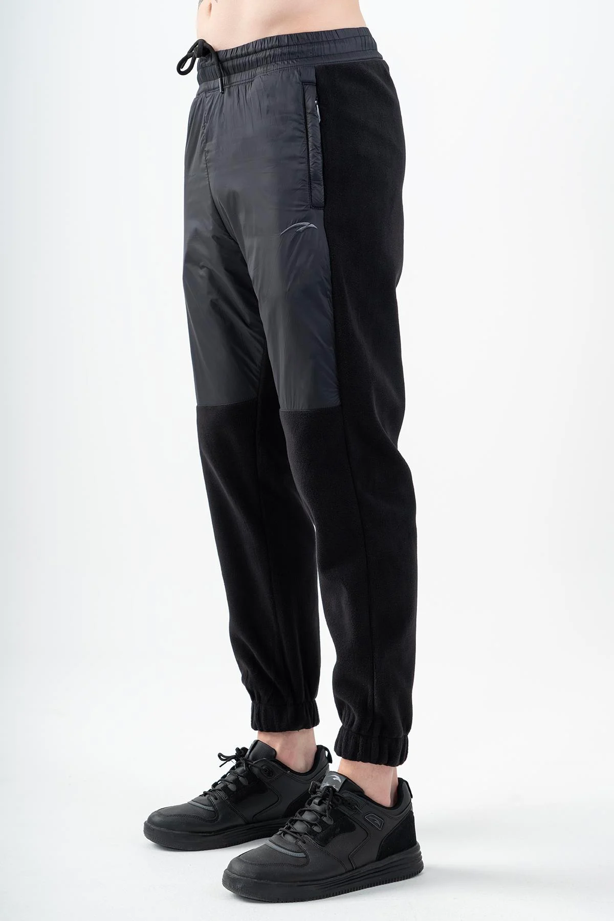 Maraton Regular Erkek Lastik Paça Siyah- Eşofman Altı - 4