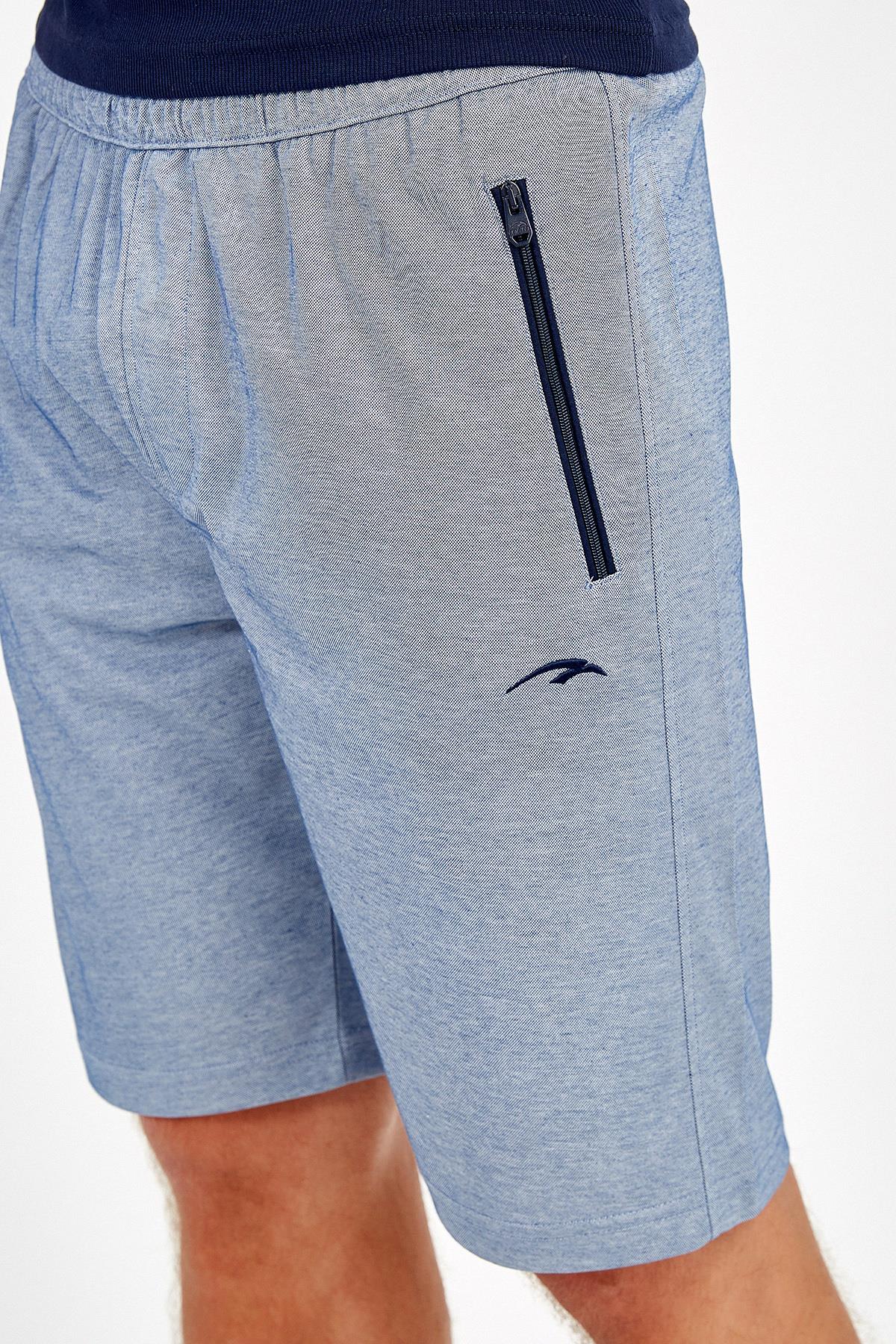 Maraton Regular Erkek Mavimelanj Şort