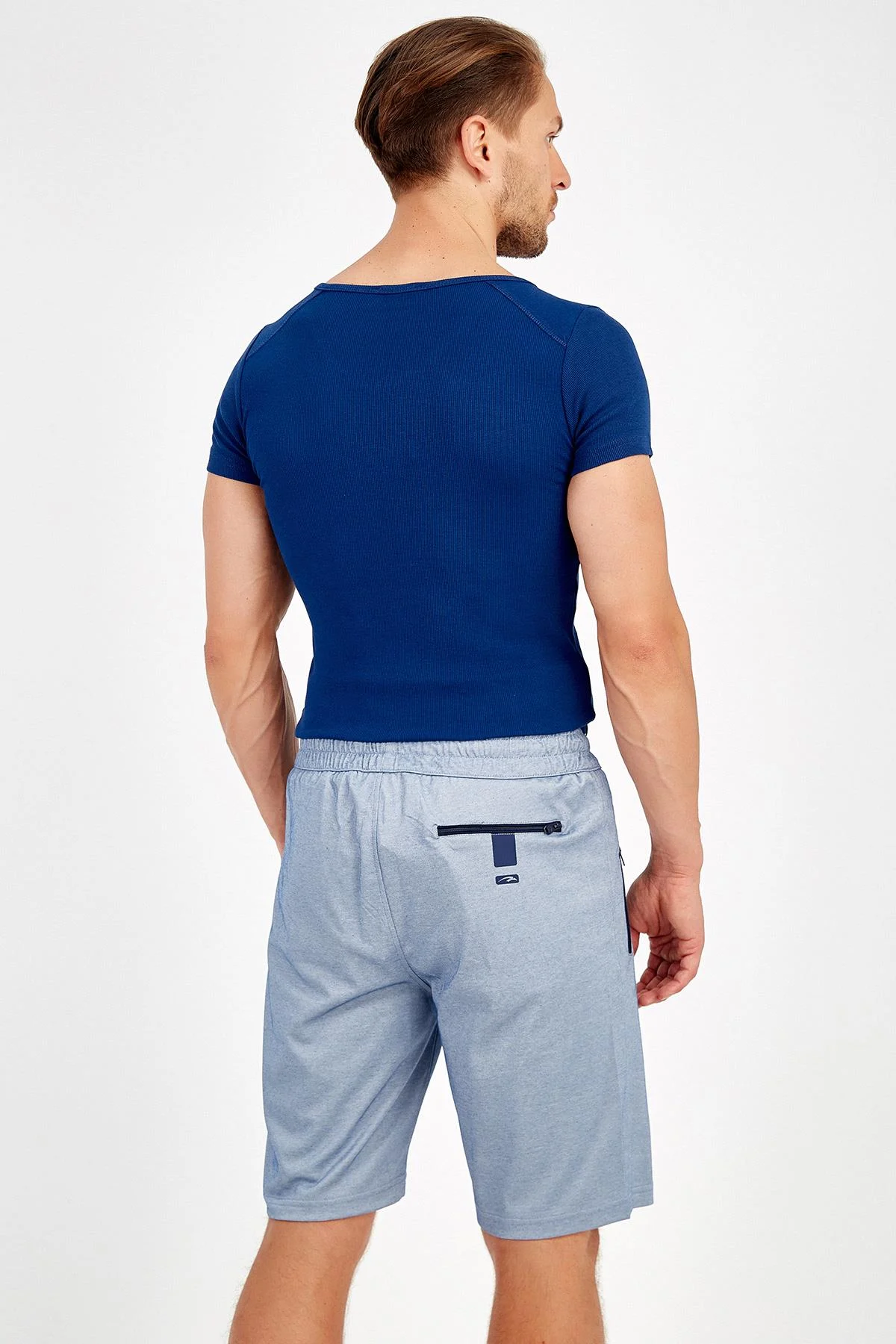 Maraton Regular Erkek Mavimelanj Şort - 3