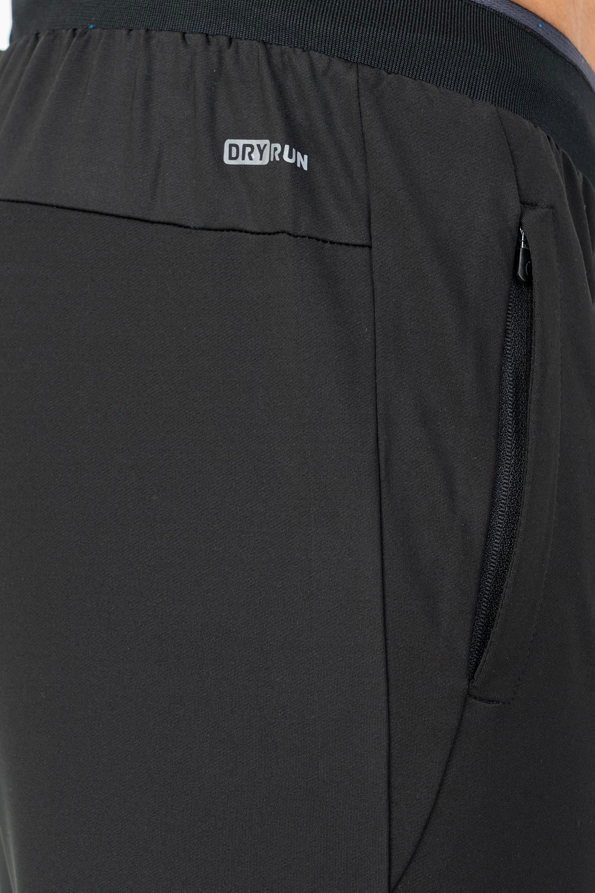 Maraton Regular Erkek Ribana Paça Siyah- Eşofman Altı - 7