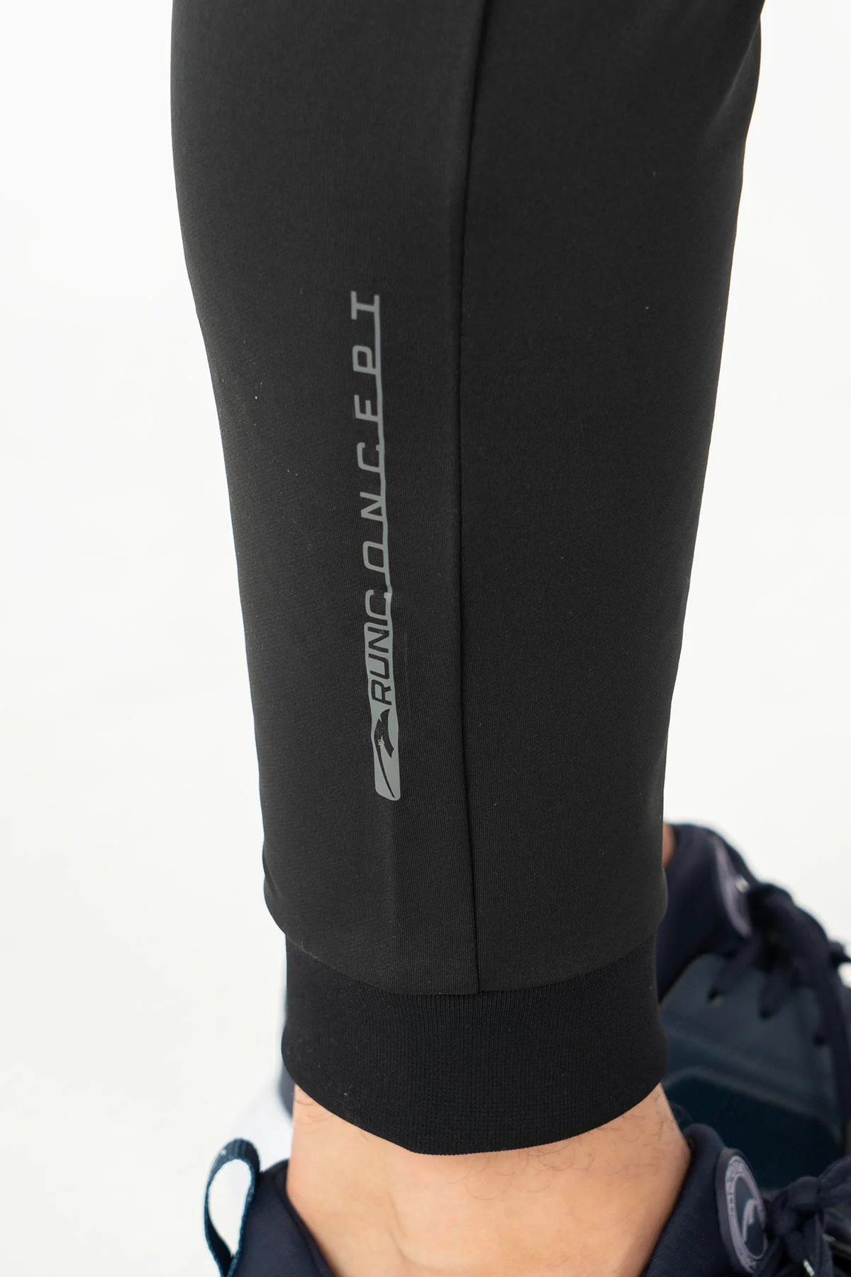 Maraton Regular Erkek Ribana Paça Siyah- Eşofman Altı - 8