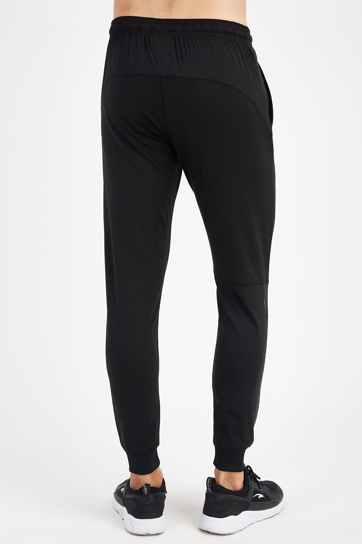 Maraton Regular Erkek Siyah Eşofman Altı - 3