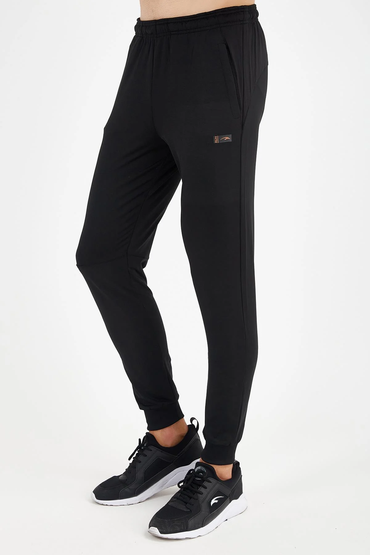 Maraton Regular Erkek Siyah Eşofman Altı - 4