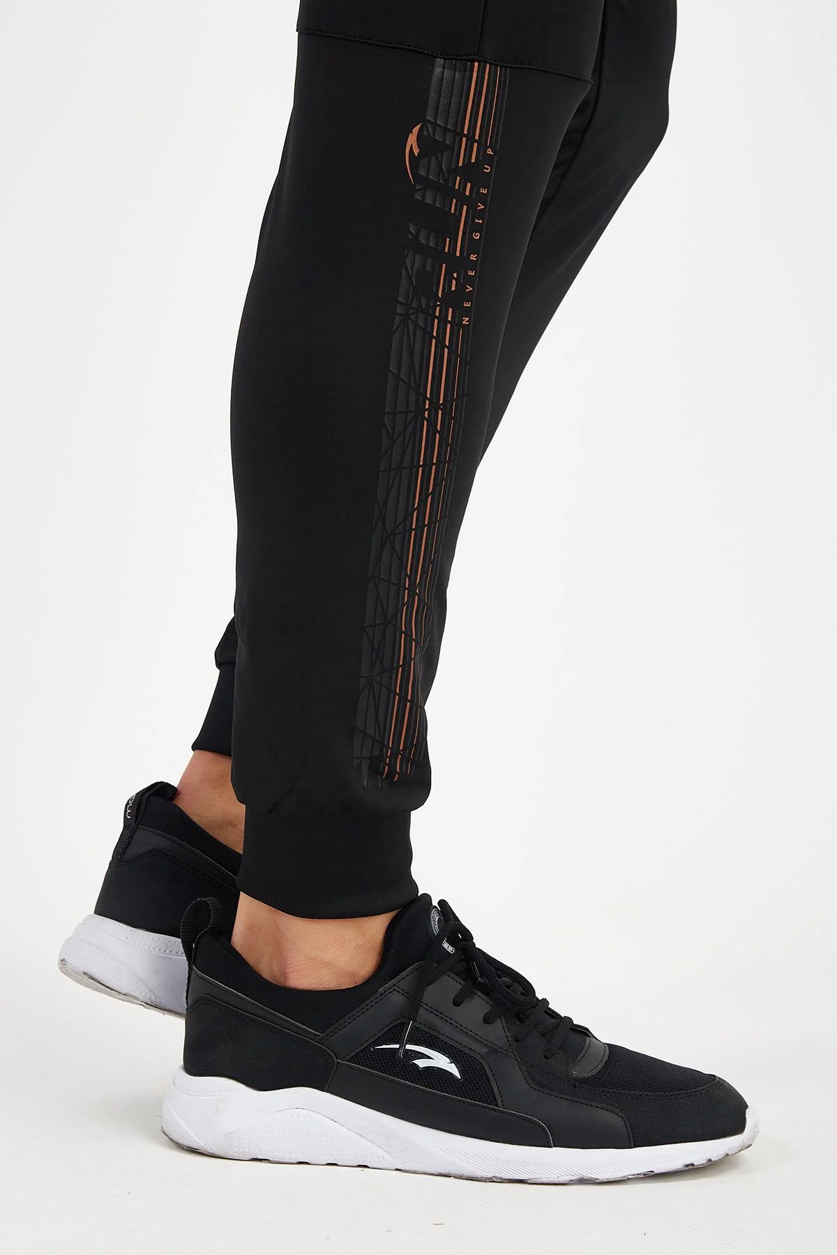 Maraton Regular Erkek Siyah Eşofman Altı - 6