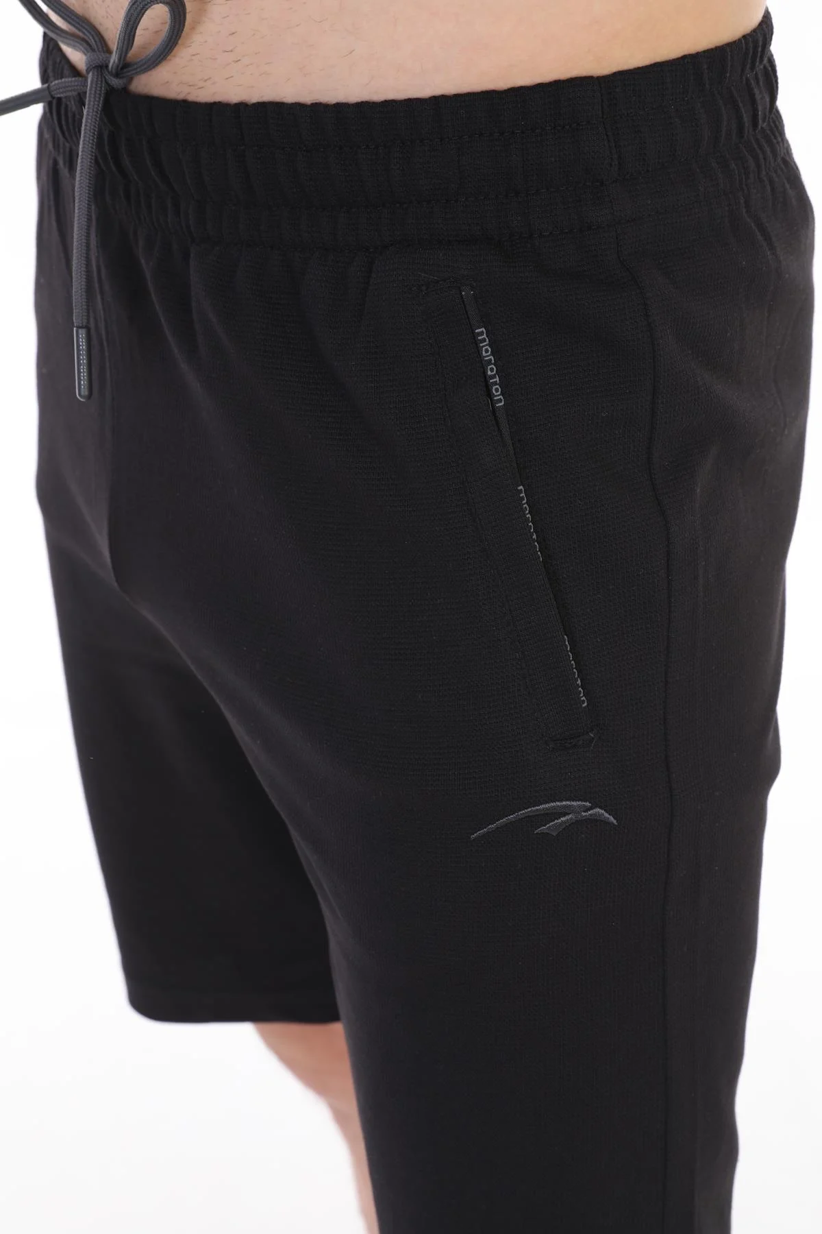 Maraton Regular Erkek Siyah- Şort - 7