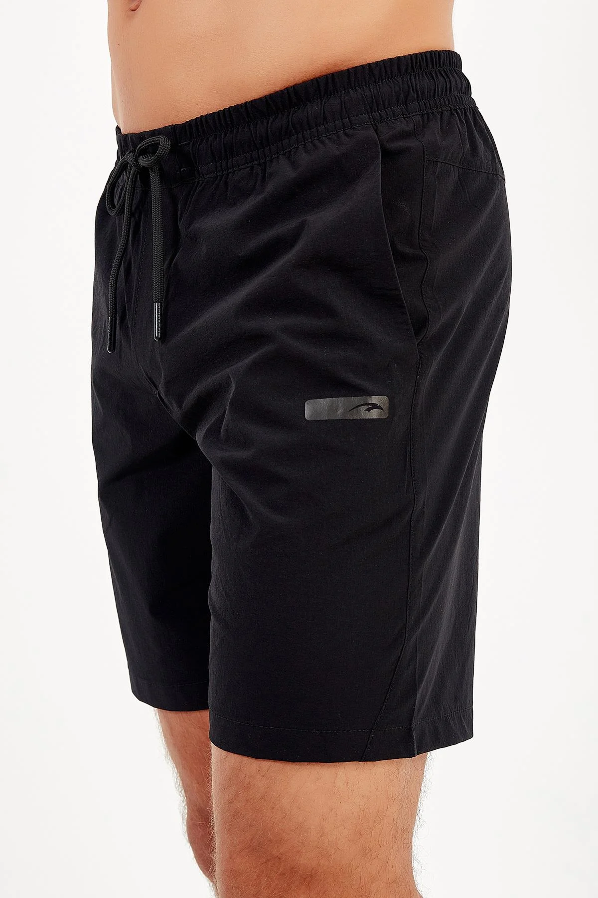 Maraton Regular Erkek Siyah-Turuncu Şort - 4