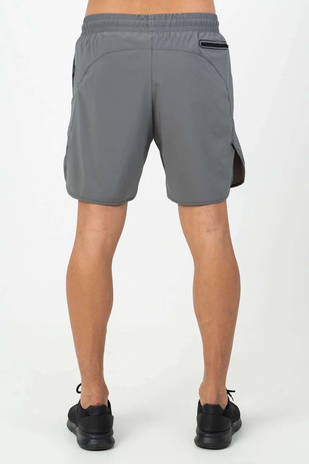 Maraton Regular Erkek Şort Antrasit Melanj Şort - 3