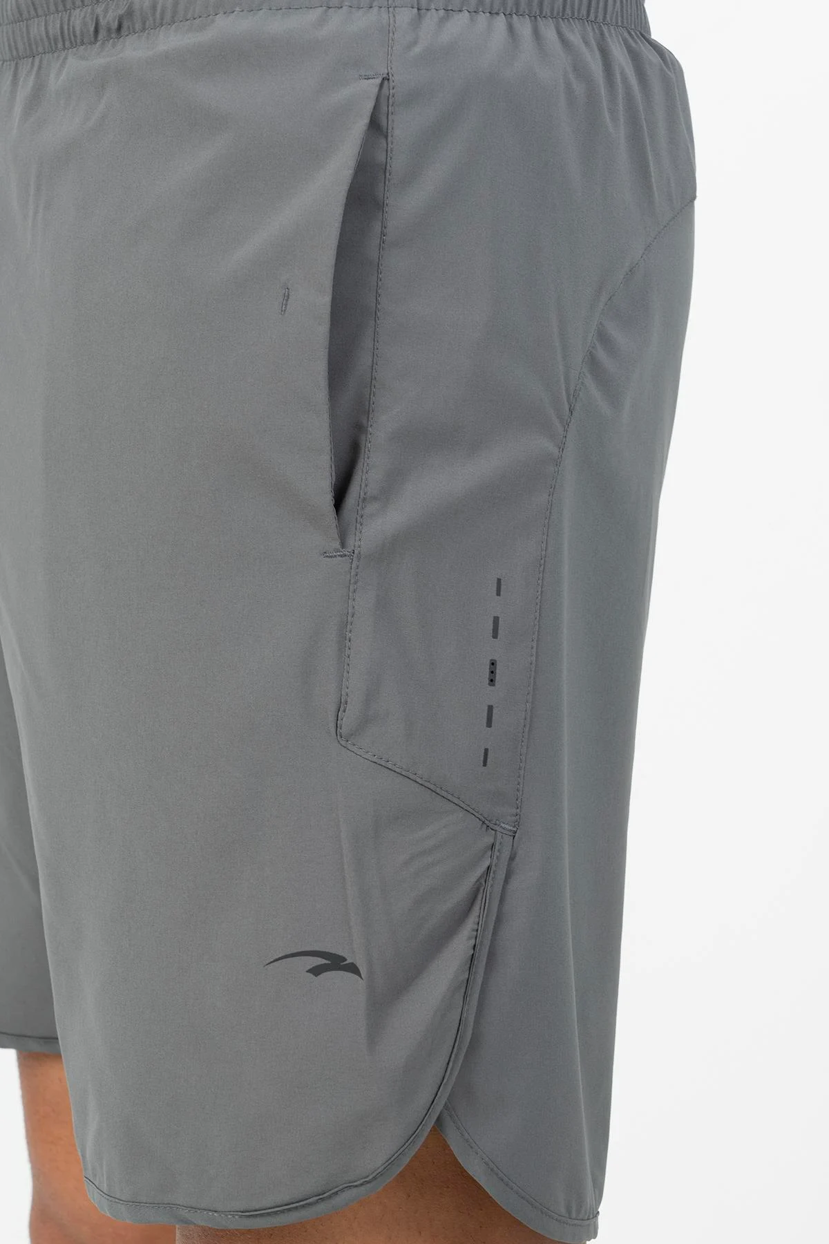 Maraton Regular Erkek Şort Antrasit Melanj Şort - 7