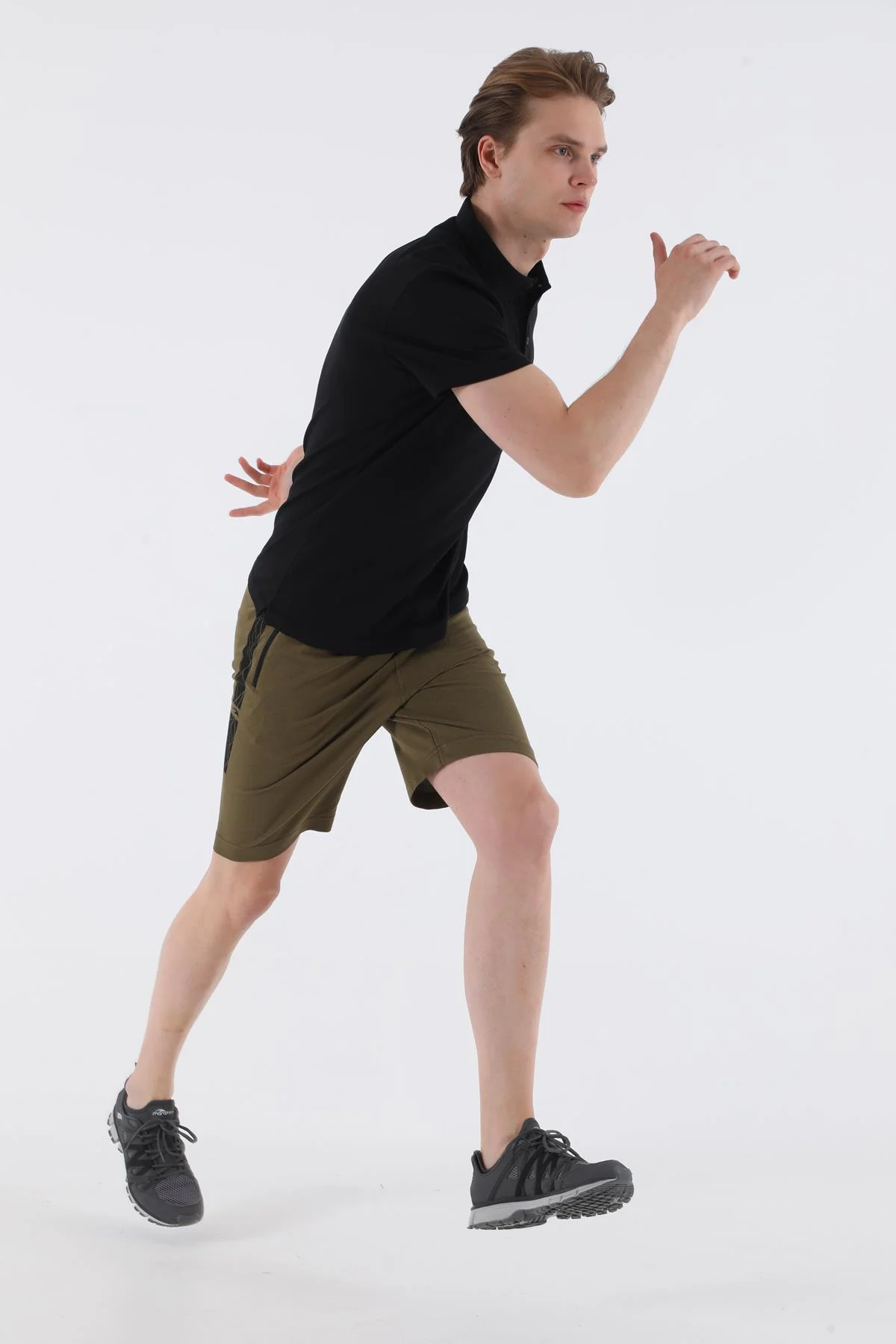 Maraton Regular Erkek Zeytin Şort - 6