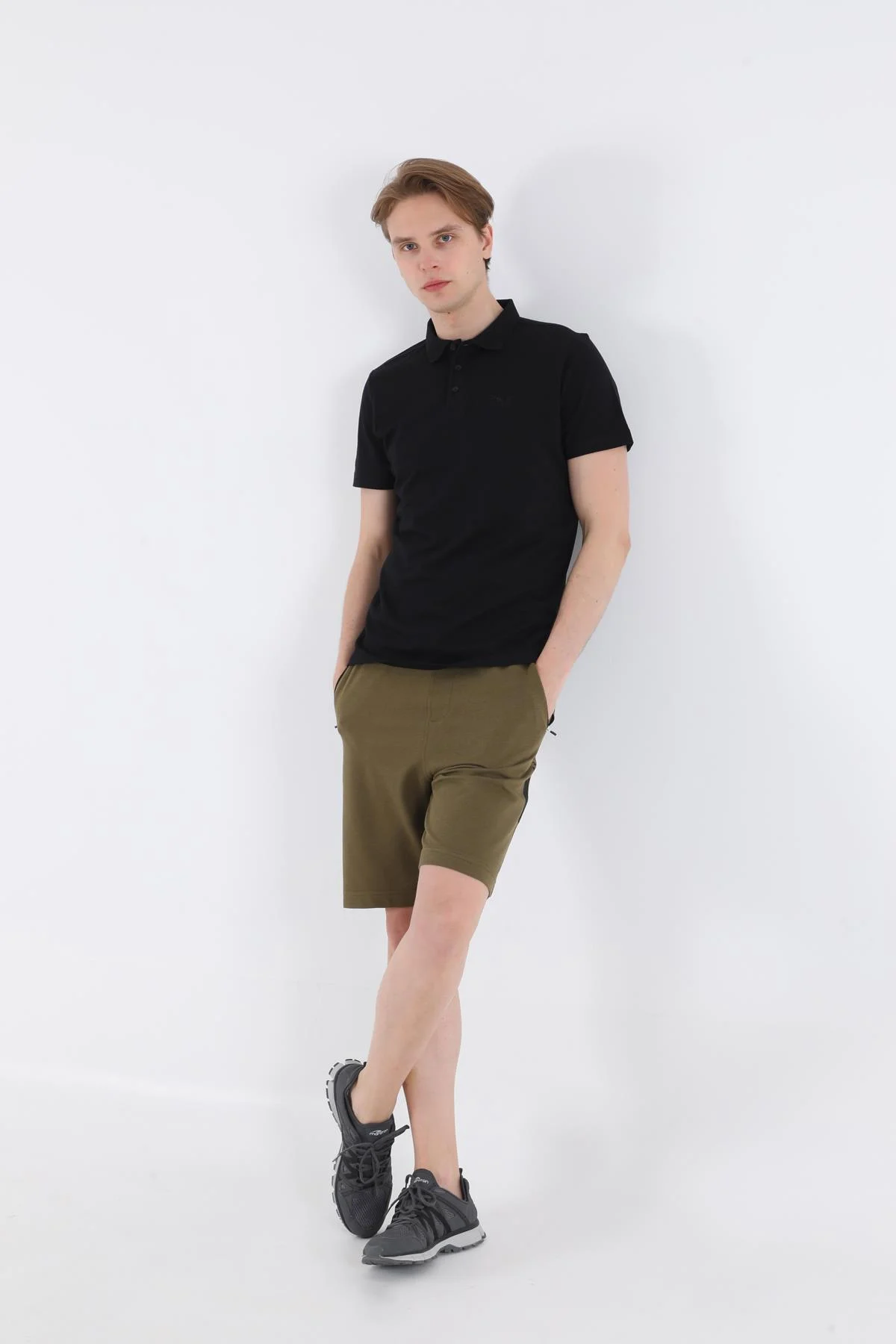 Maraton Regular Erkek Zeytin Şort - 7