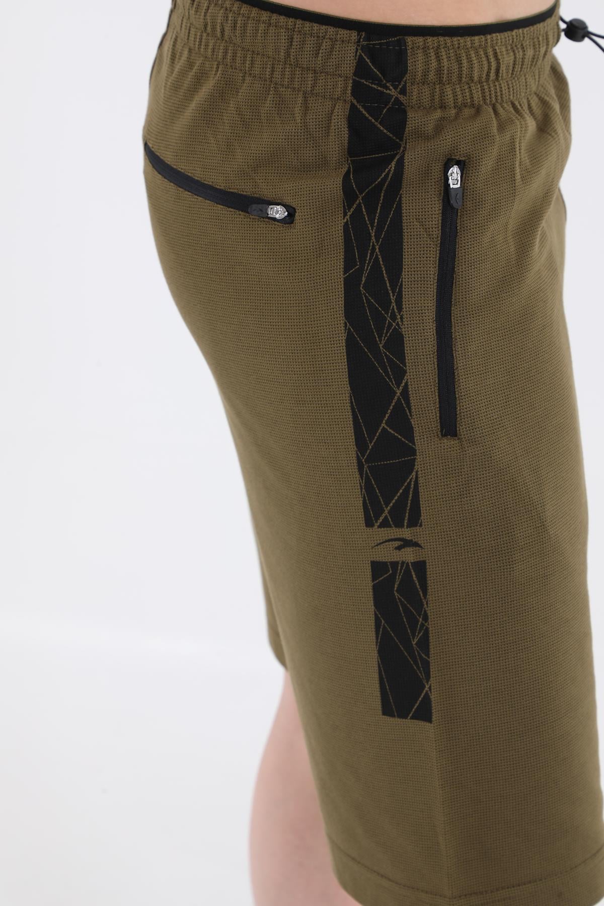 Maraton Regular Erkek Zeytin Şort - 8