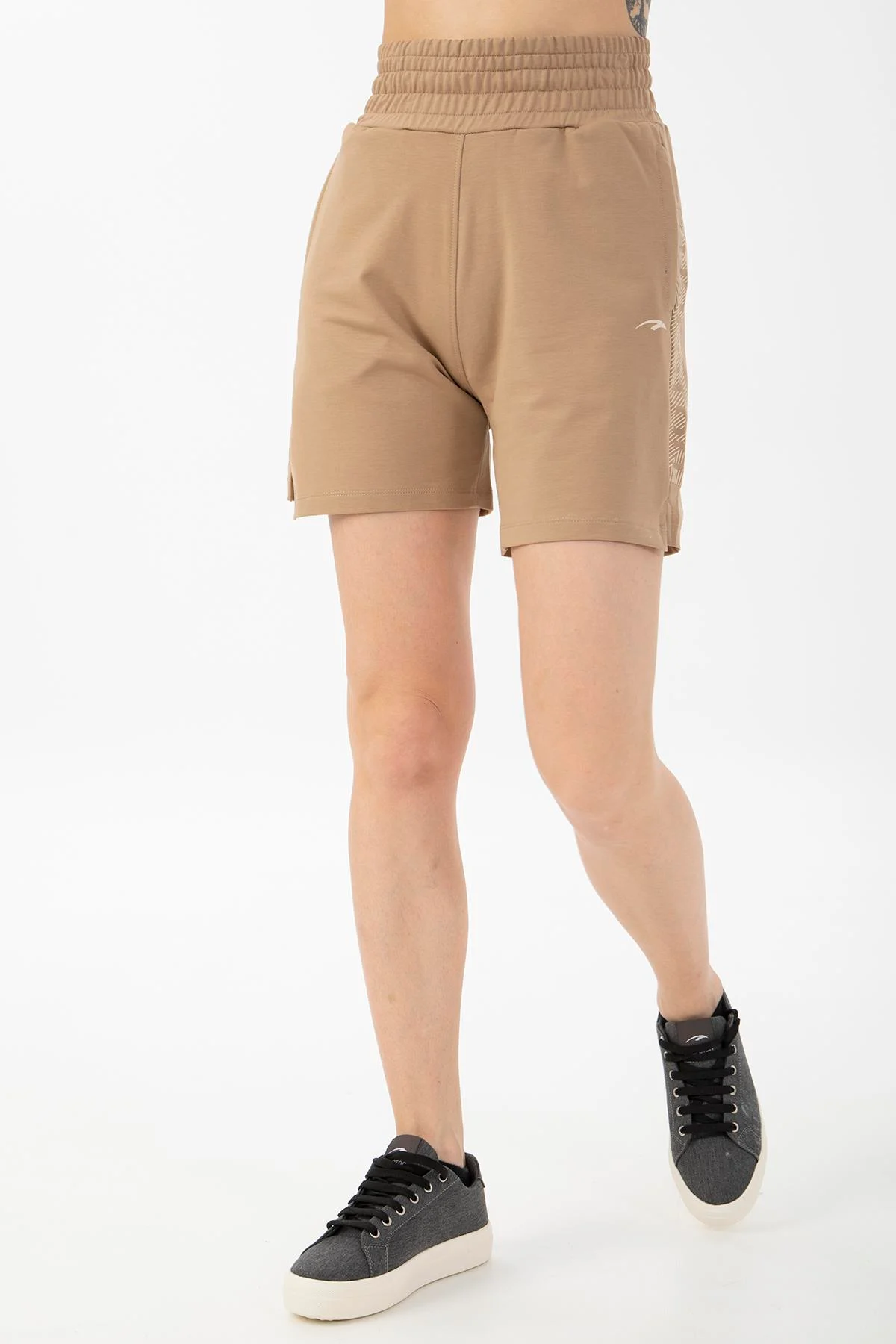 Maraton Regular Kadın Açık Vizon Şort