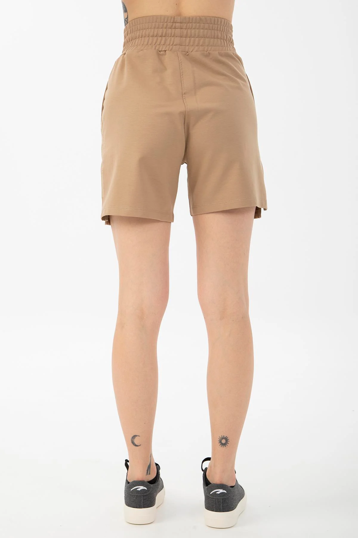 Maraton Regular Kadın Açık Vizon Şort - 3