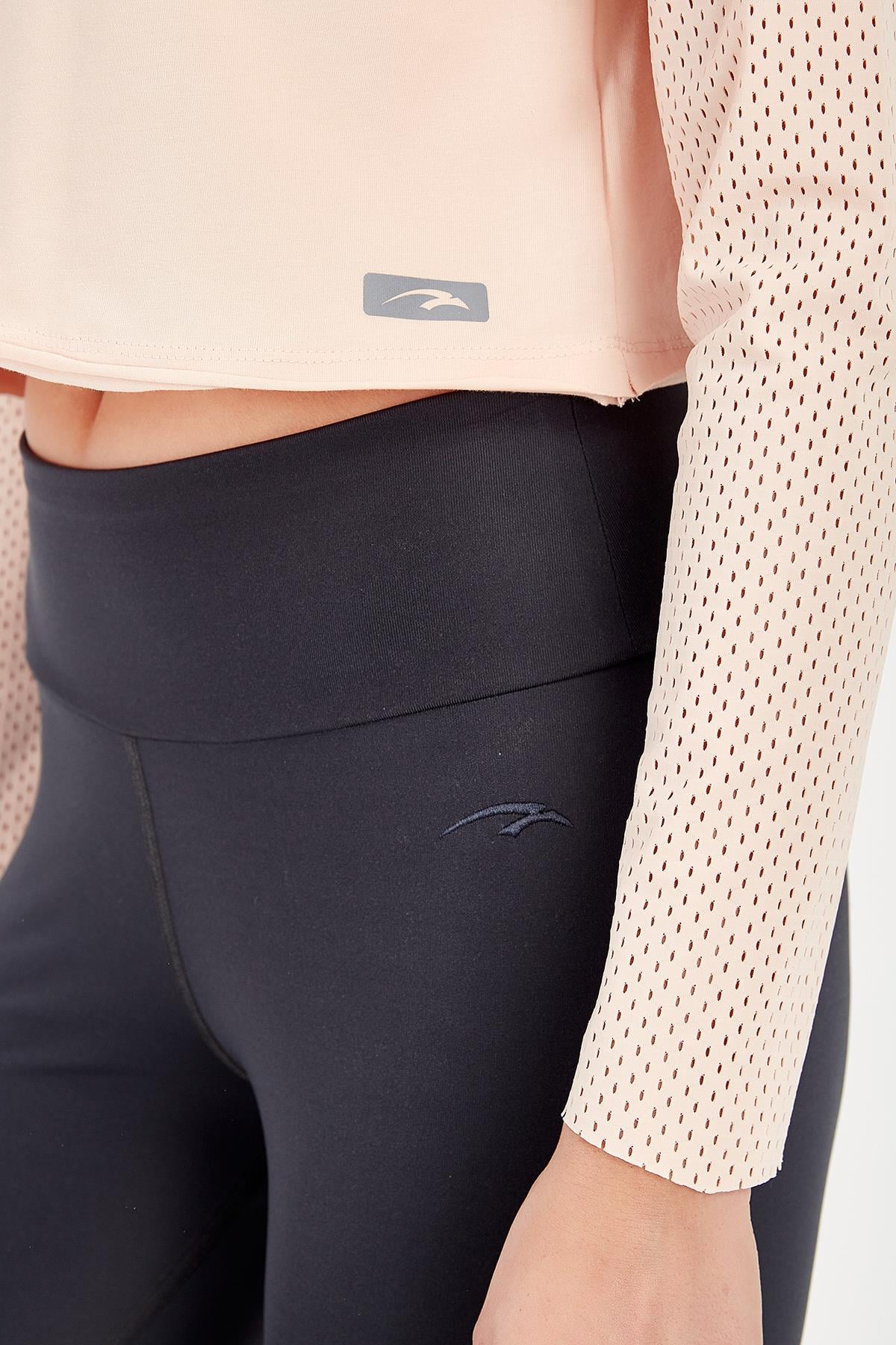 Maraton Regular Kadın Bisiklet Yaka Mercan Sweatshirt - 6