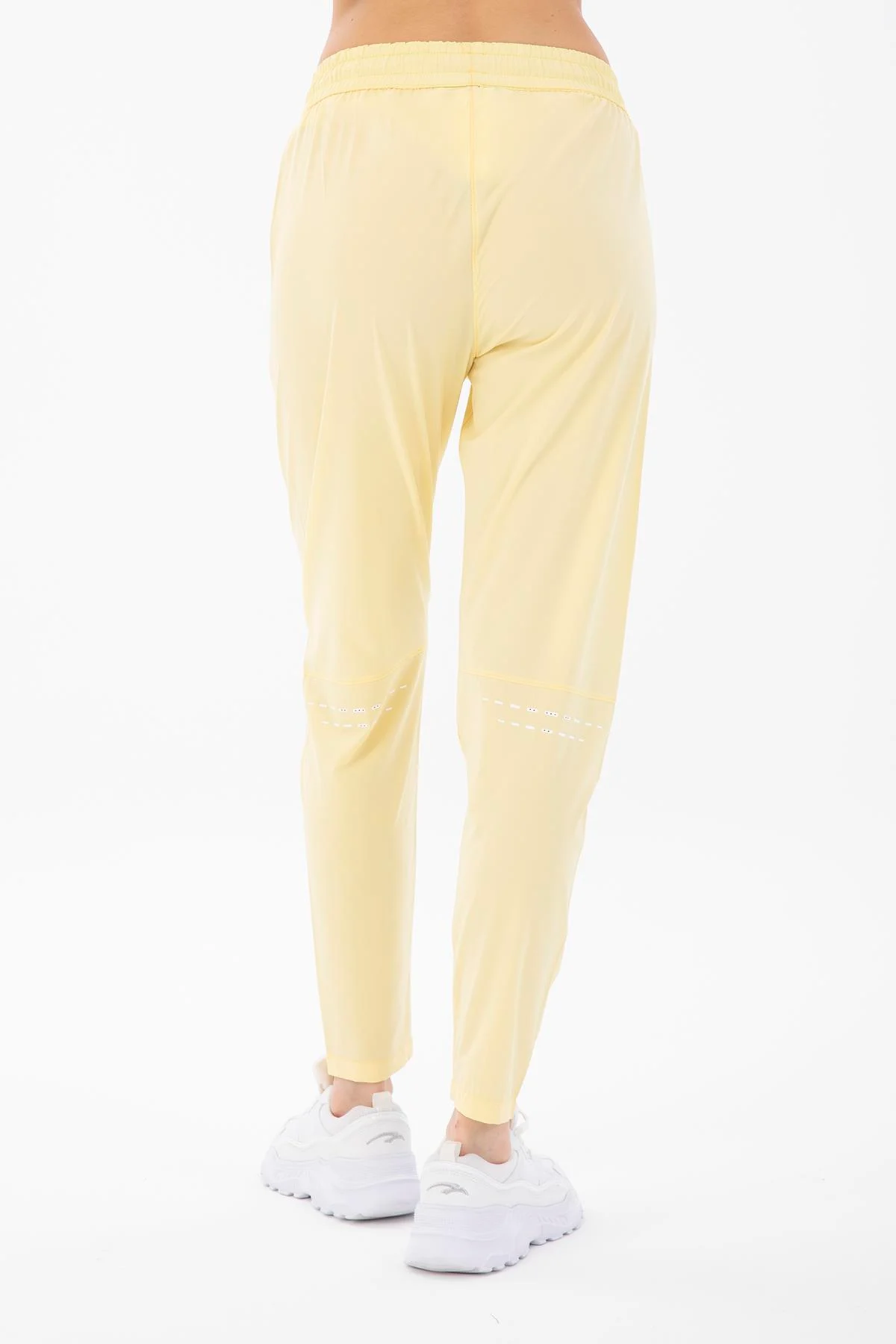 Maraton Regular Kadın Dar Paça Açık Sarı Pantolon - 3