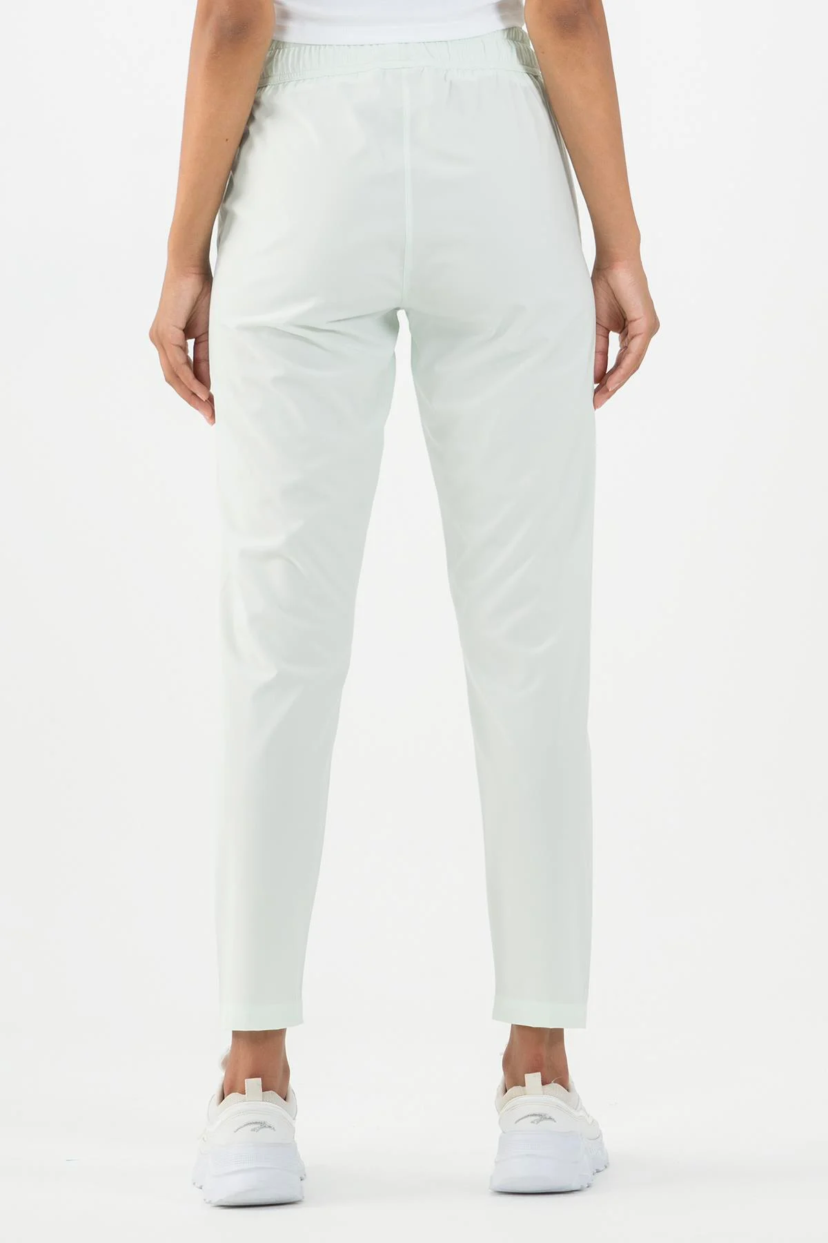 Maraton Regular Kadın Dar Paça Açık Yeşil Pantolon - 3