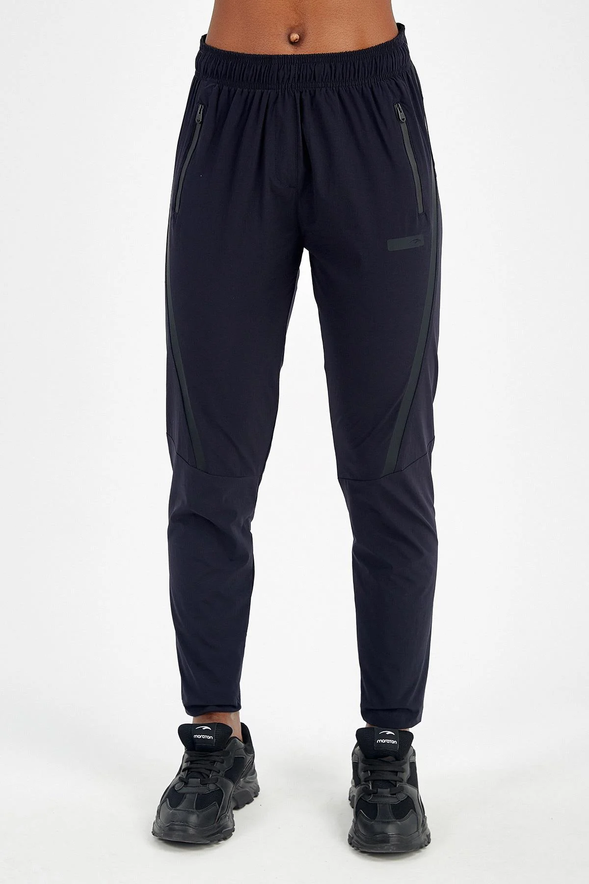 Maraton Regular Kadın Dar Paça Lacivert Pantolon