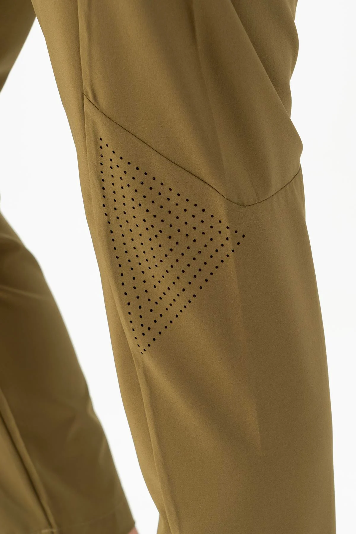 Maraton Regular Kadın Dar Paça Zeytin Pantolon - 6