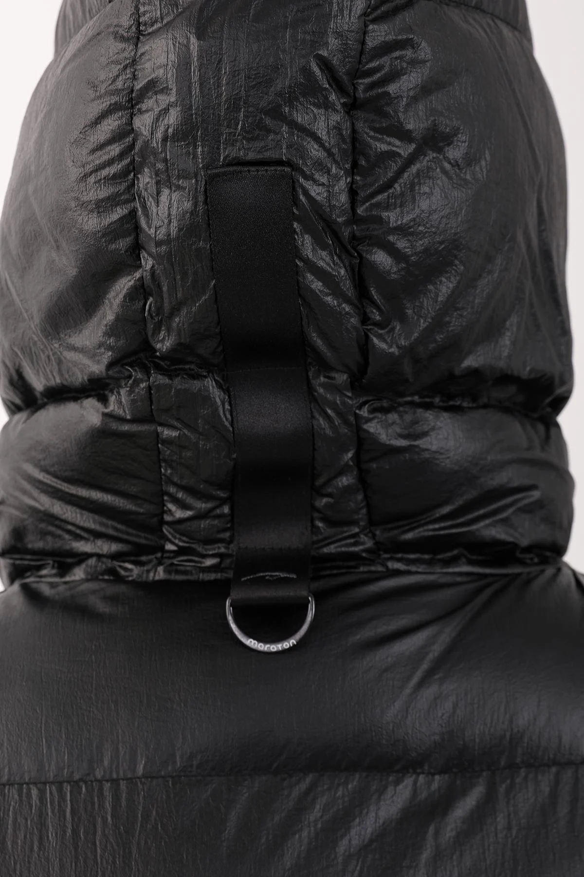 Maraton Regular Kadın Kapüşonlu Siyah Yelek - 8