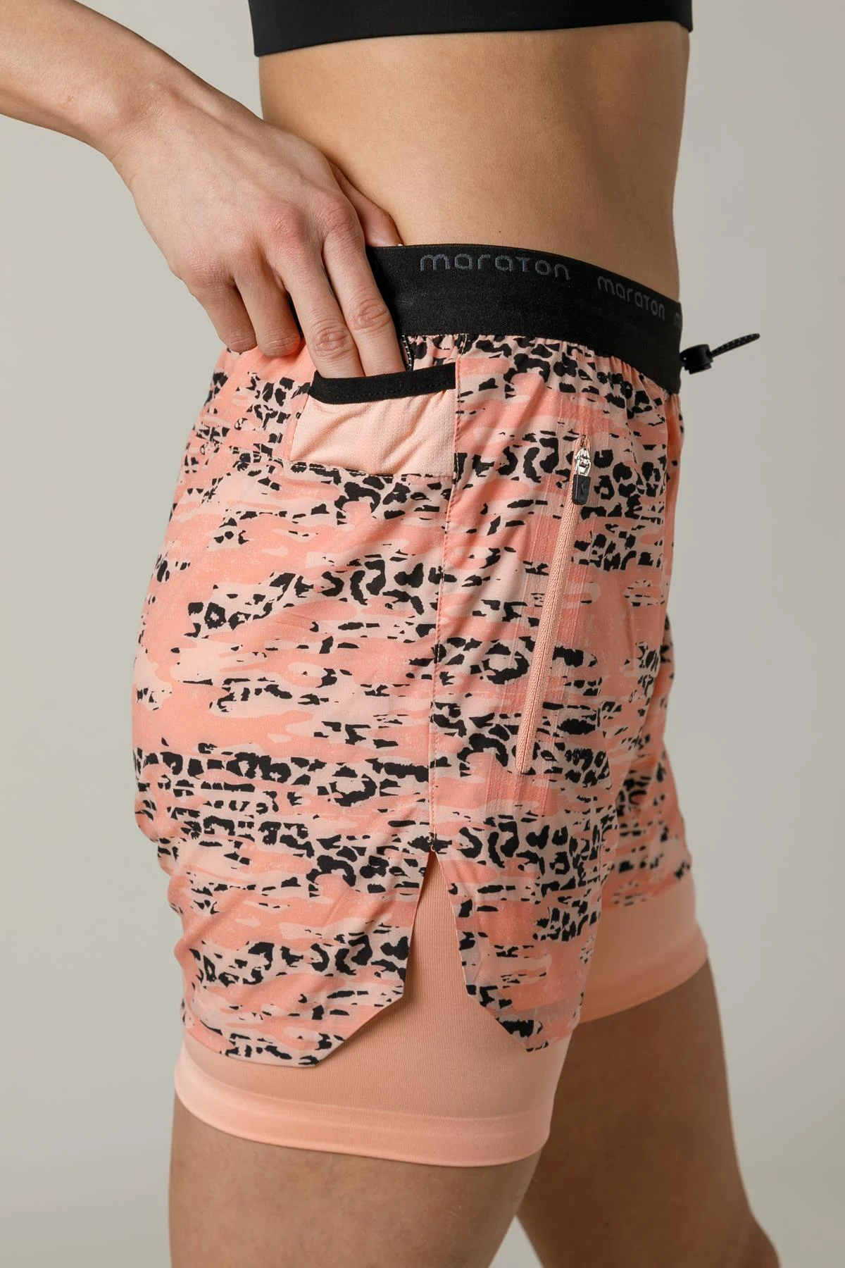 Maraton Regular Kadın Mercan Şort - 5