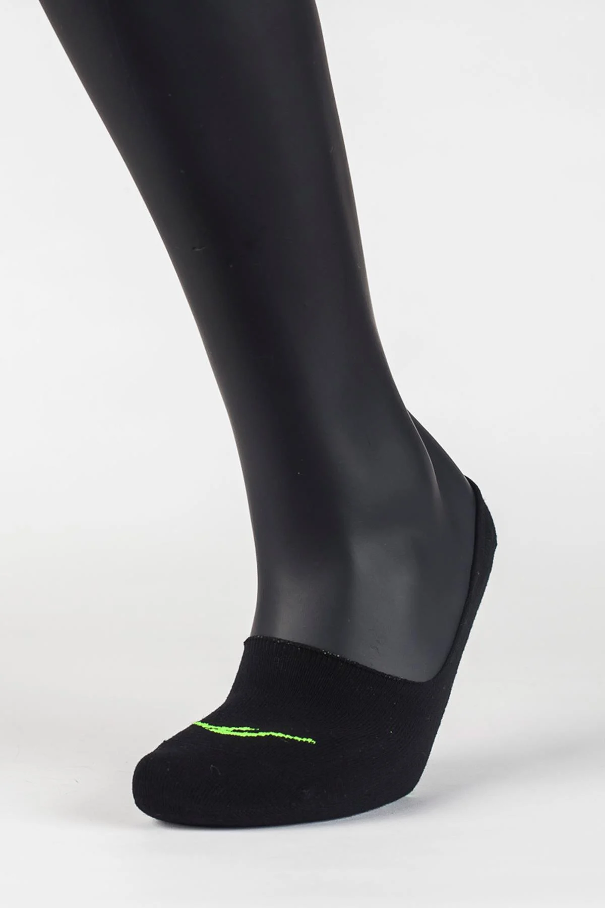Maraton Regular Kadın Siyah-Neonsarı Çorap