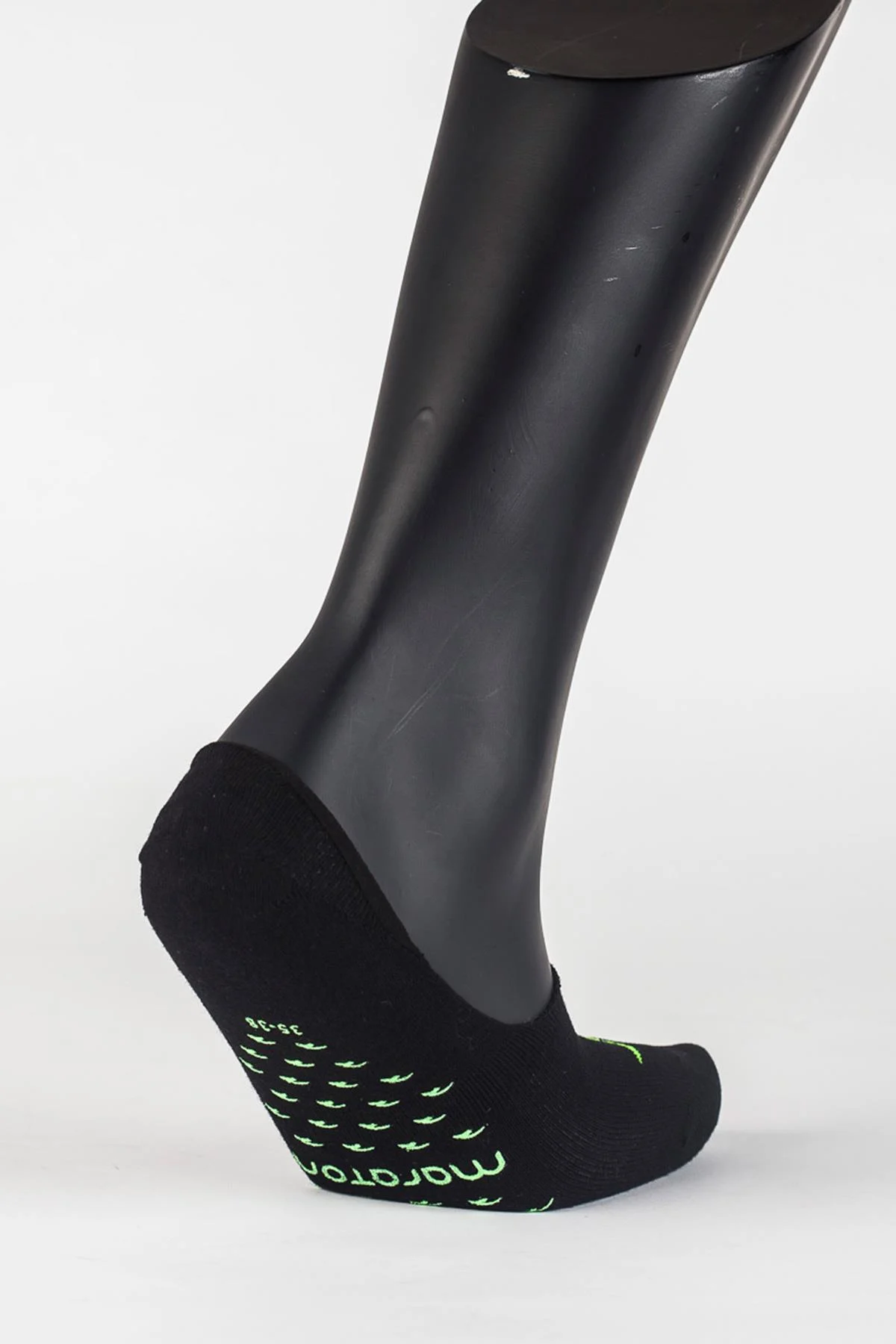 Maraton Regular Kadın Siyah-Neonsarı Çorap - 3