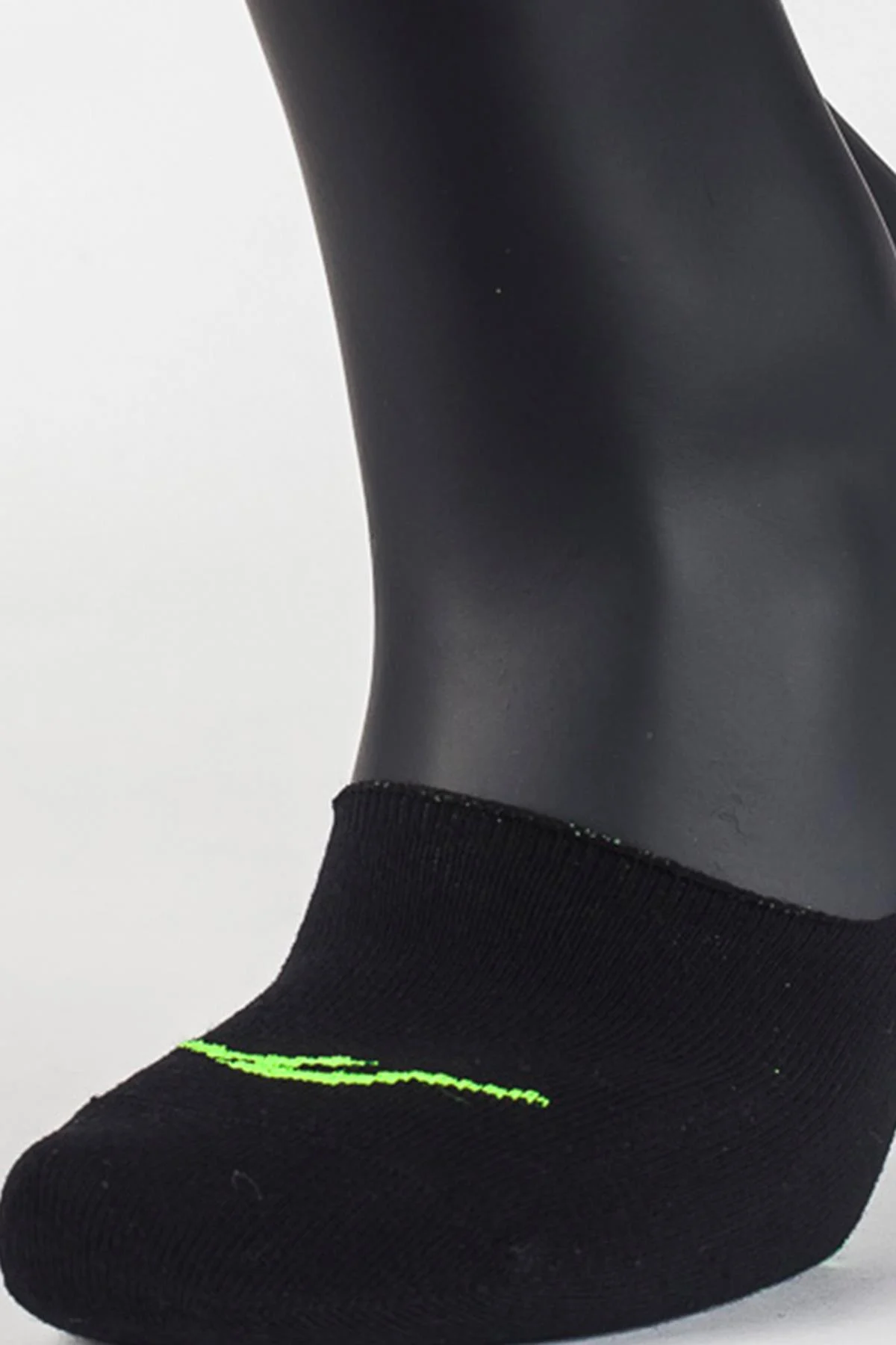 Maraton Regular Kadın Siyah-Neonsarı Çorap - 4