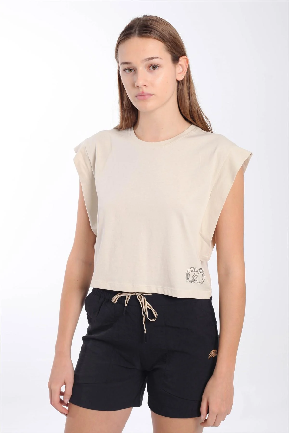 Maraton Regular Kadın Siyah Şort