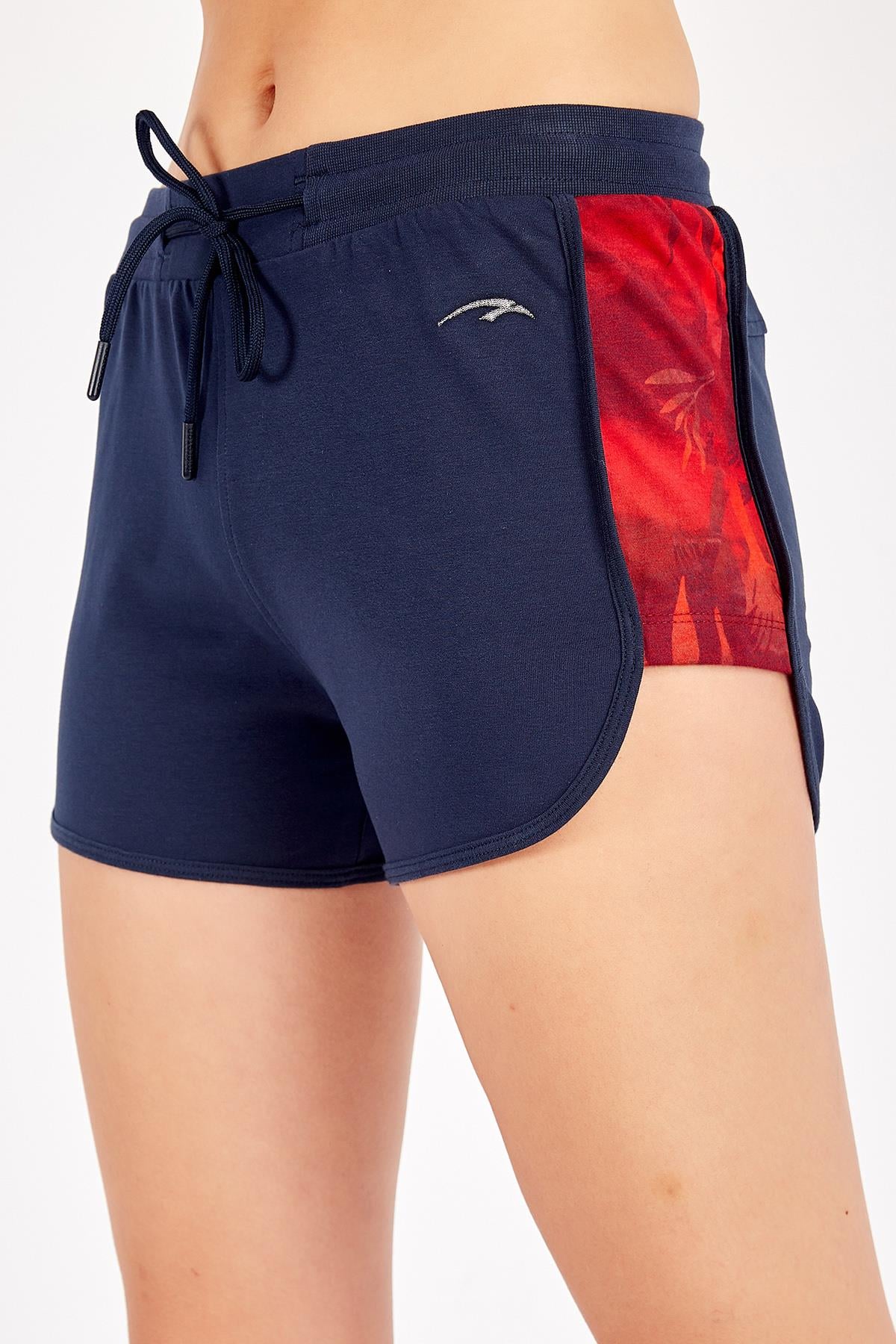 Maraton Regular Kadın Şort Açık Lacivert Şort