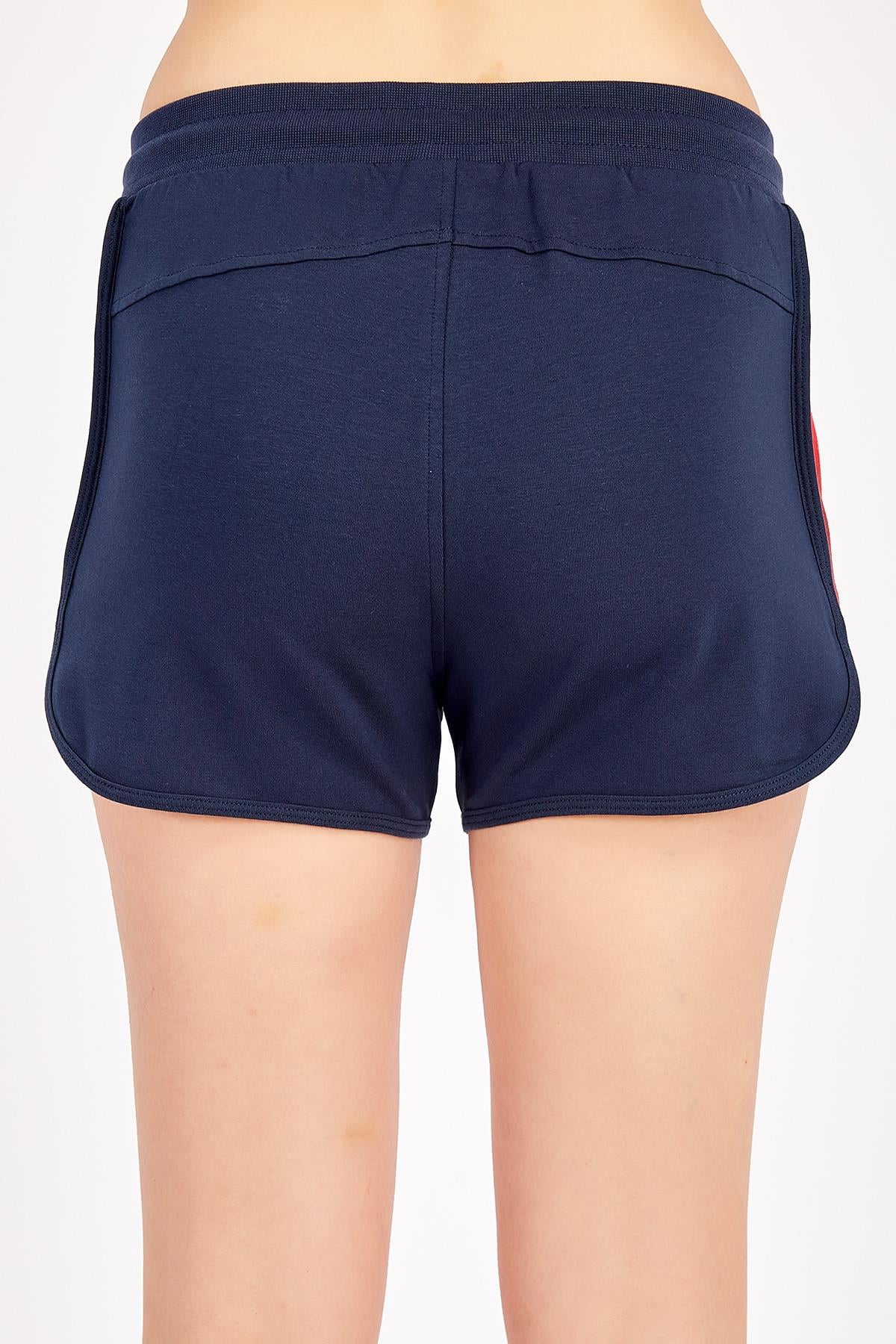 Maraton Regular Kadın Şort Açık Lacivert Şort - 3