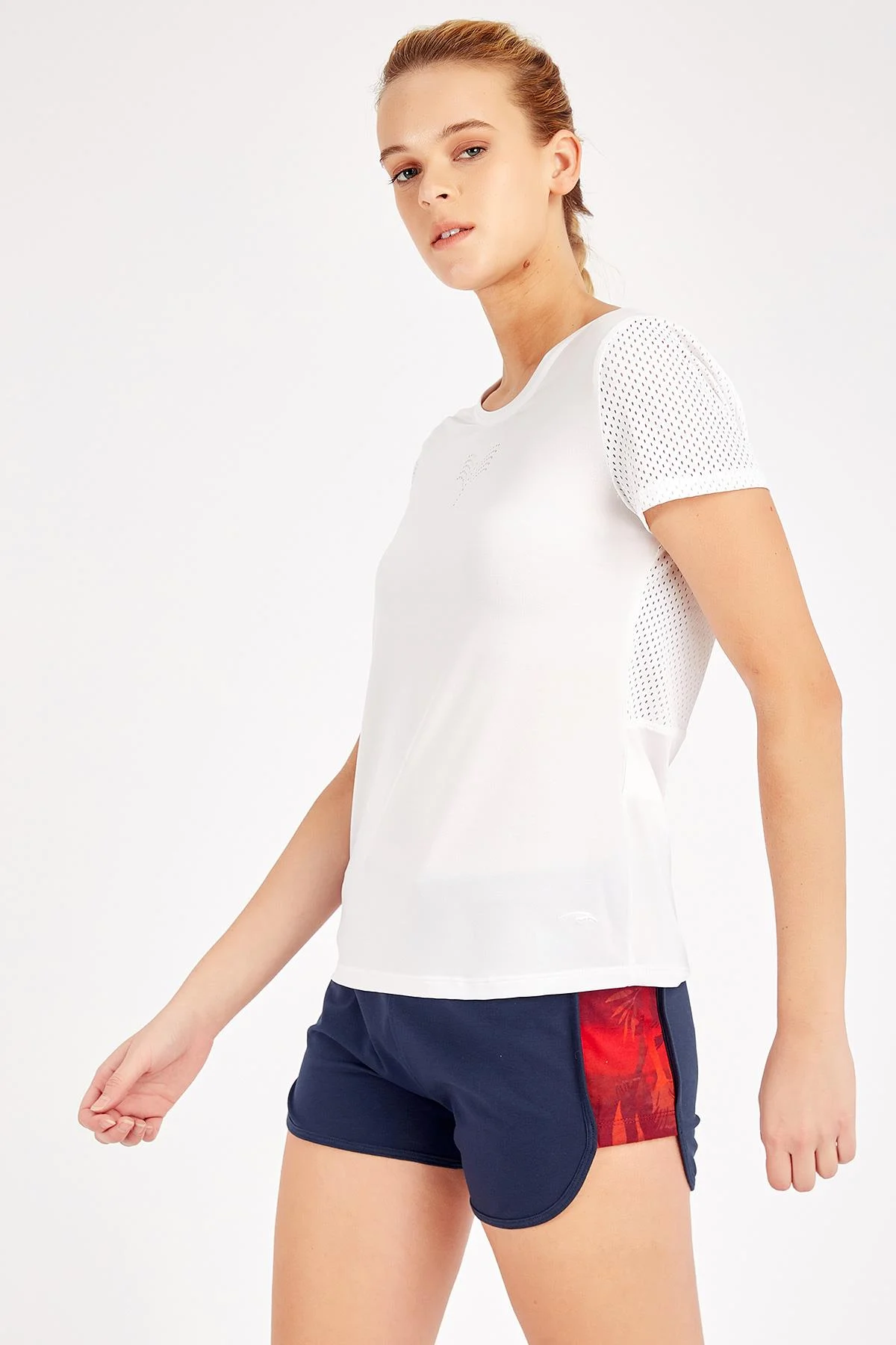 Maraton Regular Kadın Şort Açık Lacivert Şort - 5