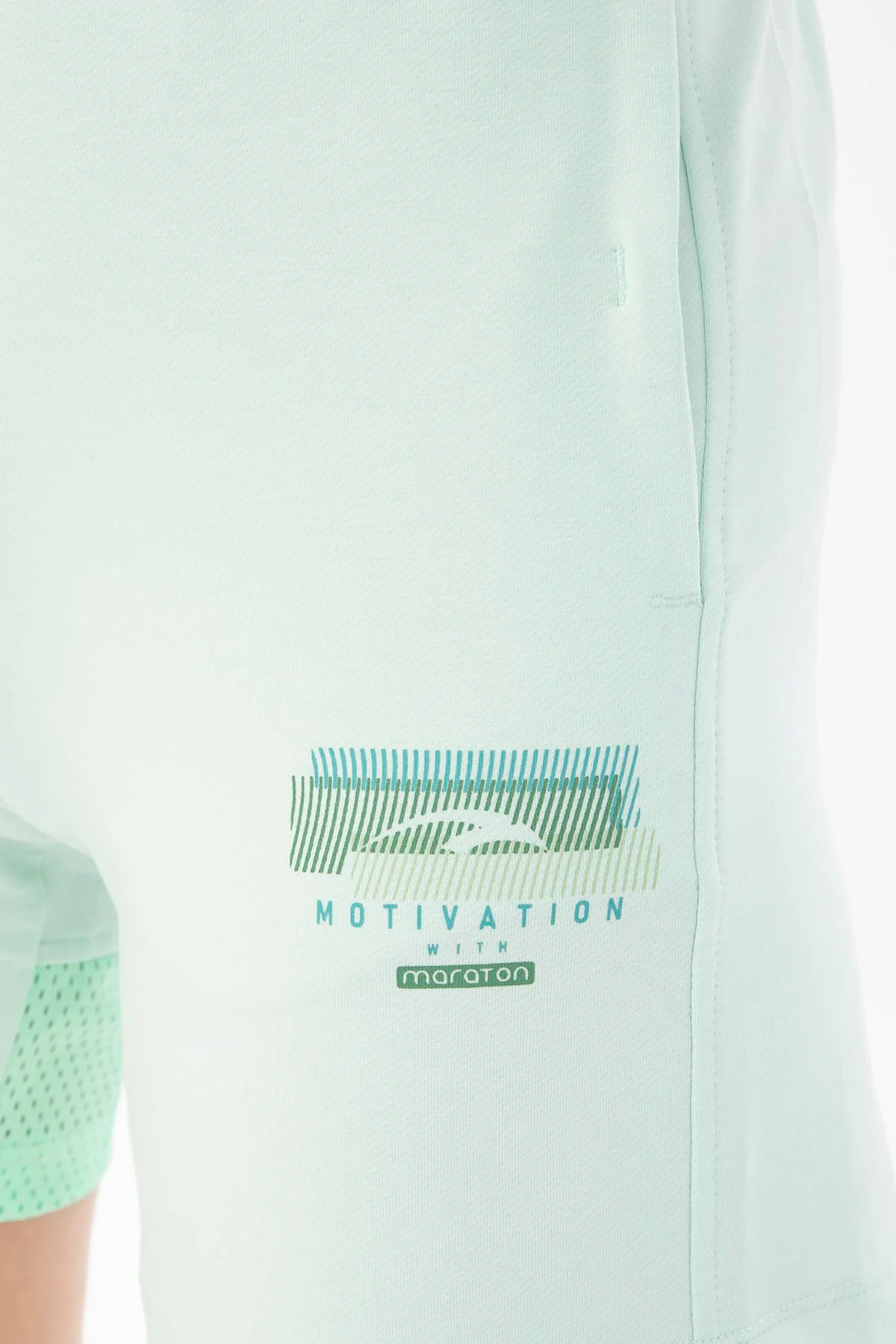 Maraton Regular Kadın Su Yeşili Şort - 6