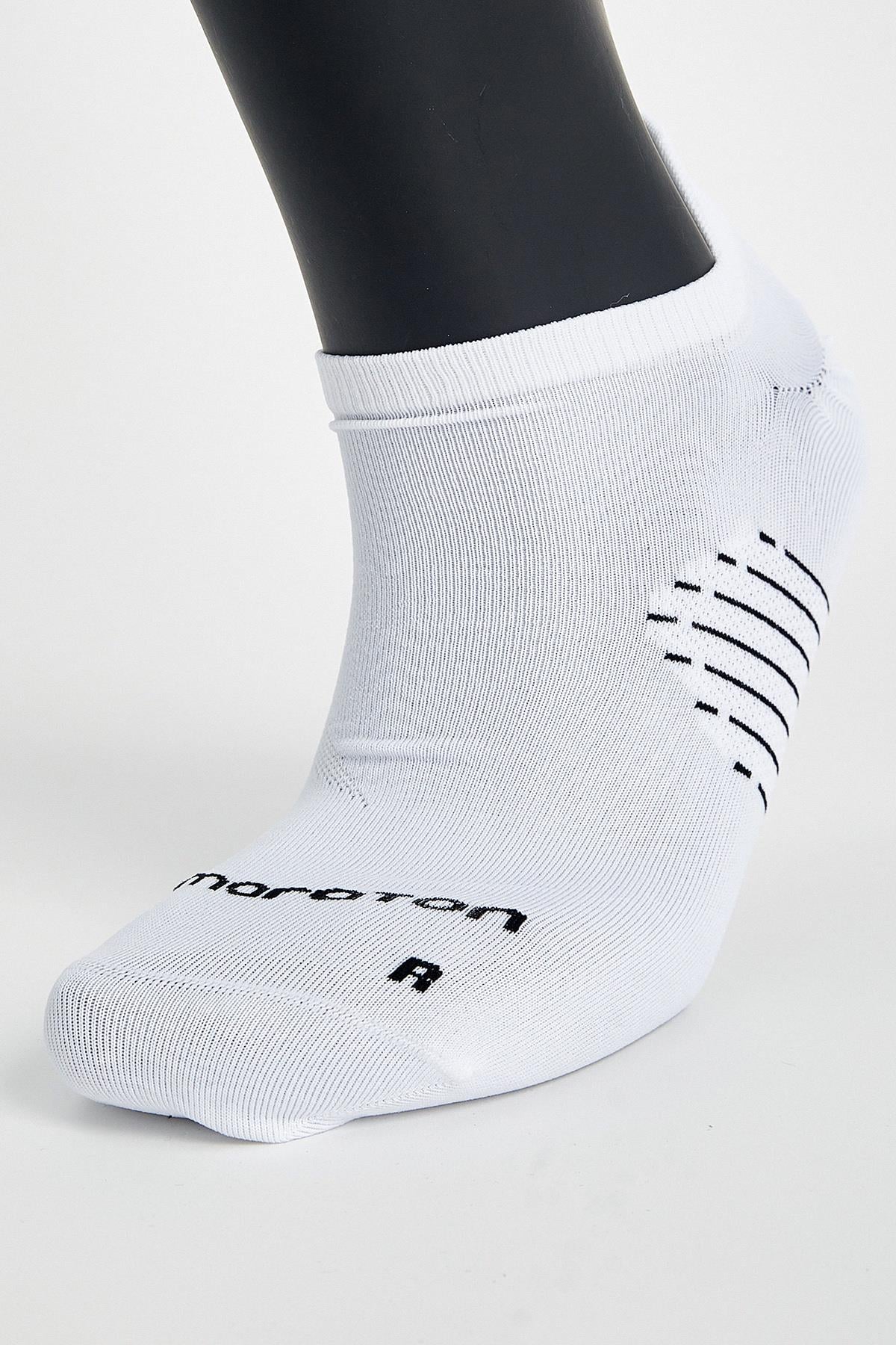 Maraton Regular Unisex Beyaz Çorap - 3