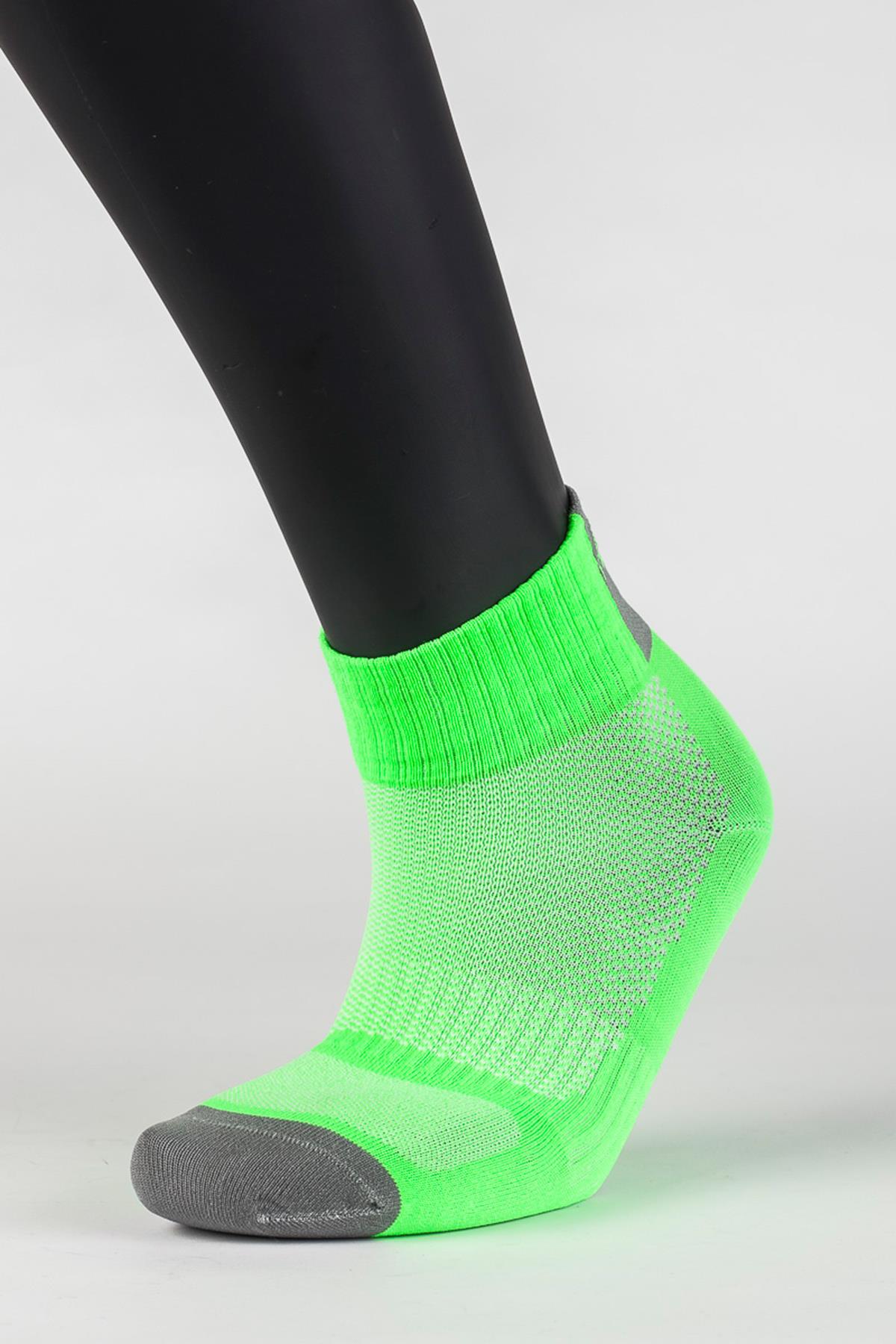 Maraton Regular Unisex Neon Yeşil Çorap