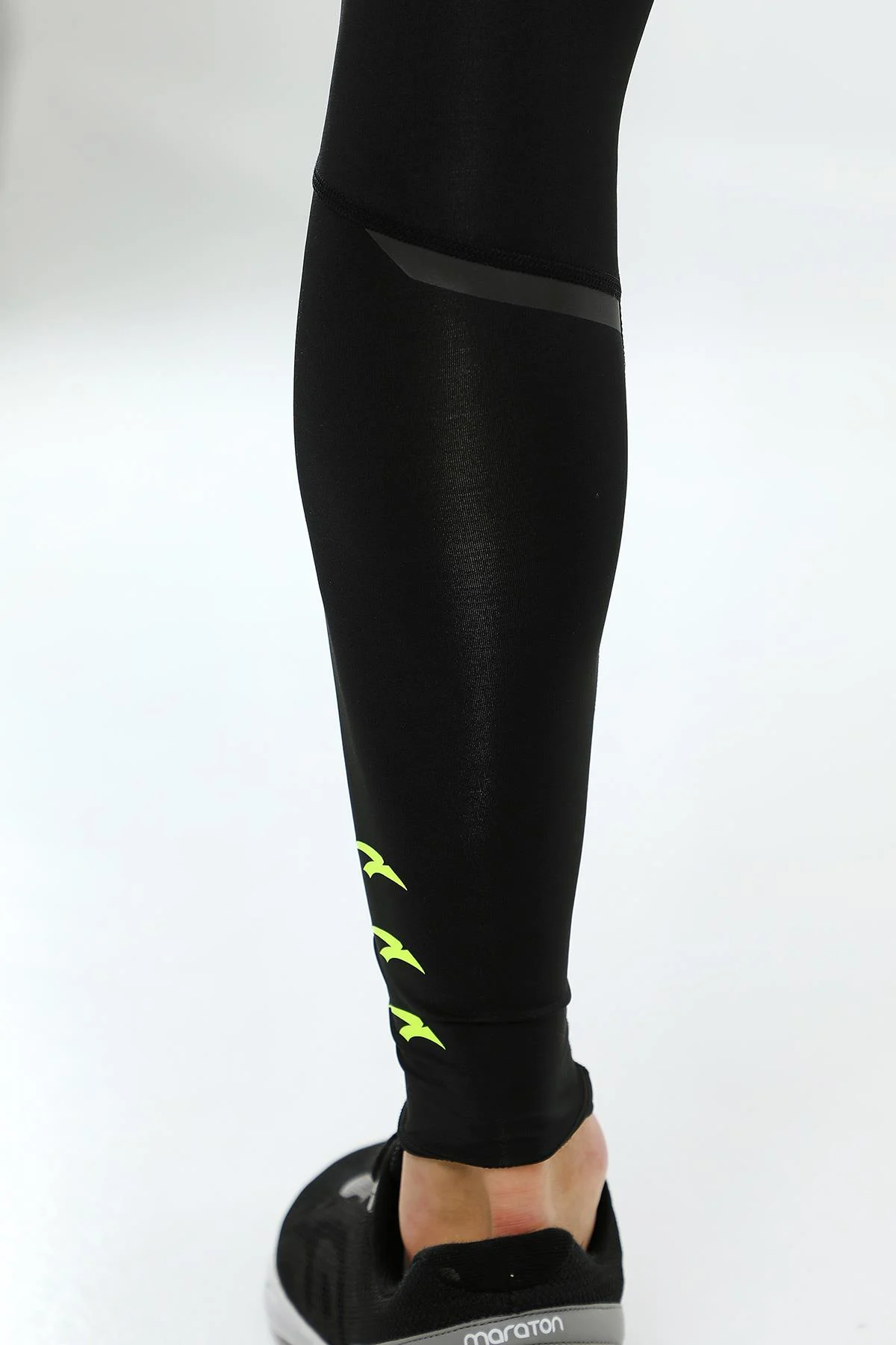 Maraton Running Erkek Siyah-Neonsarı Tayt - 7